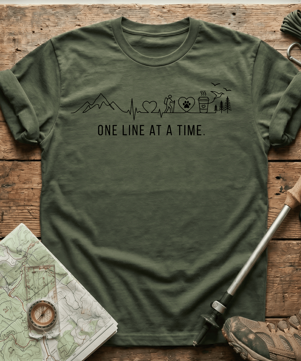 One Line At A Time T-shirt