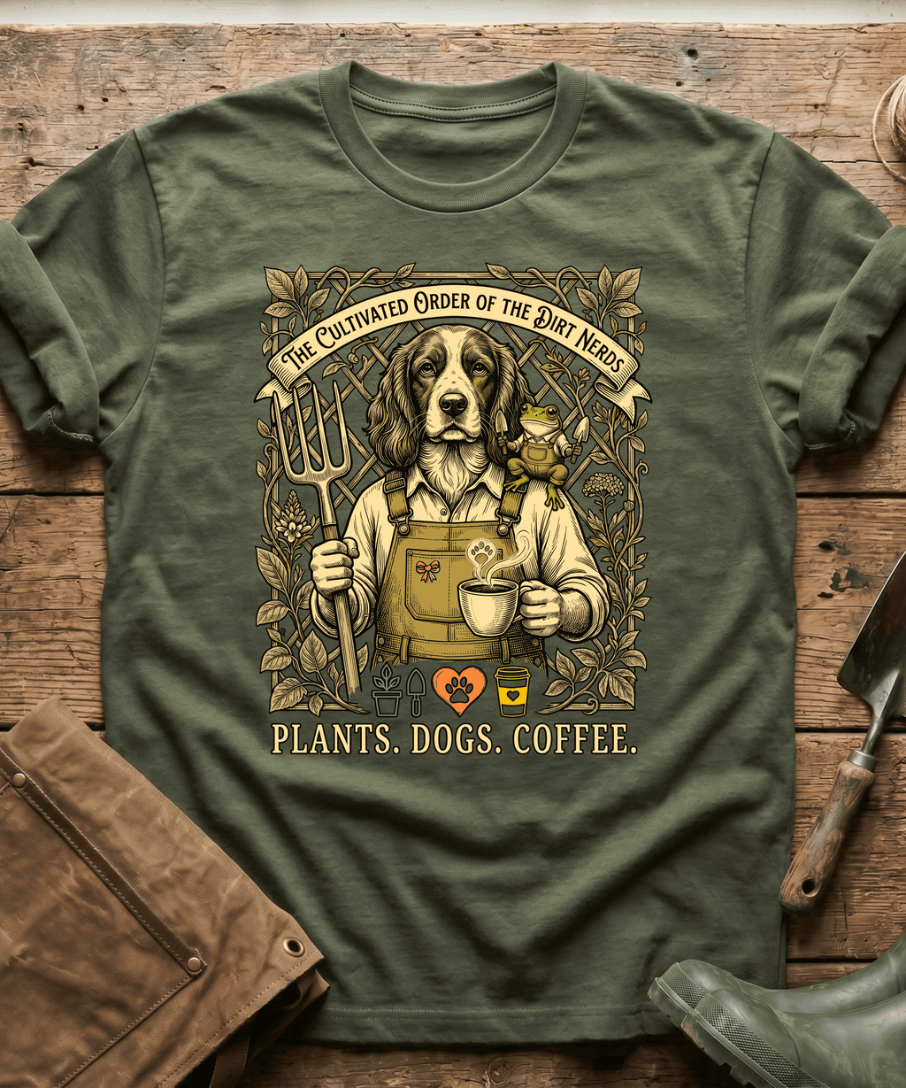 Cultivated Order Of Dirt Nerds Dog T-Shirt