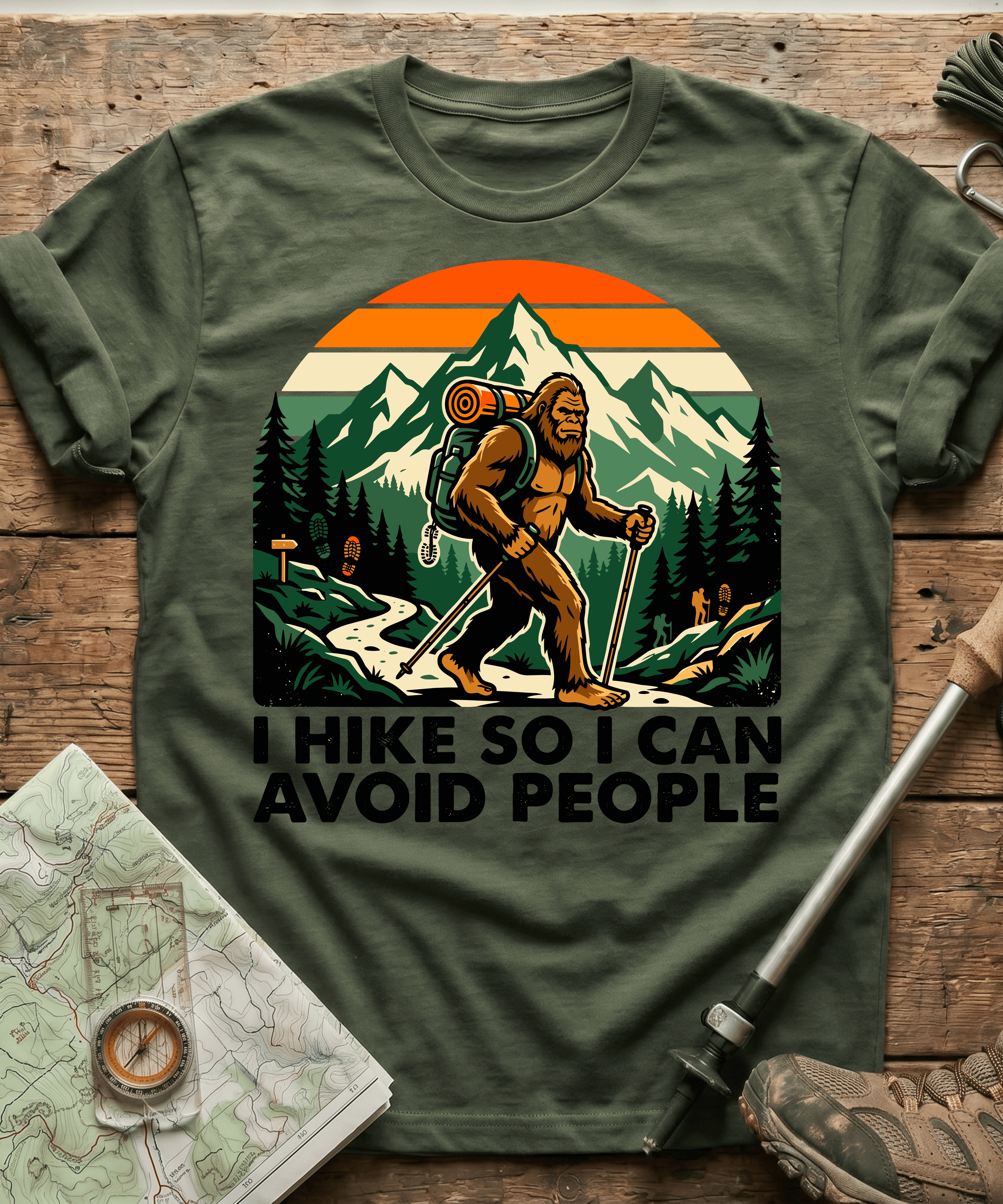 I Hike So I Can Avoid People T-shirt