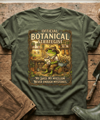Official Botanical Strategist Frog Gardener T-Shirt