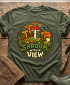 Shroom With A View Wild Mushrooms T-Shirt