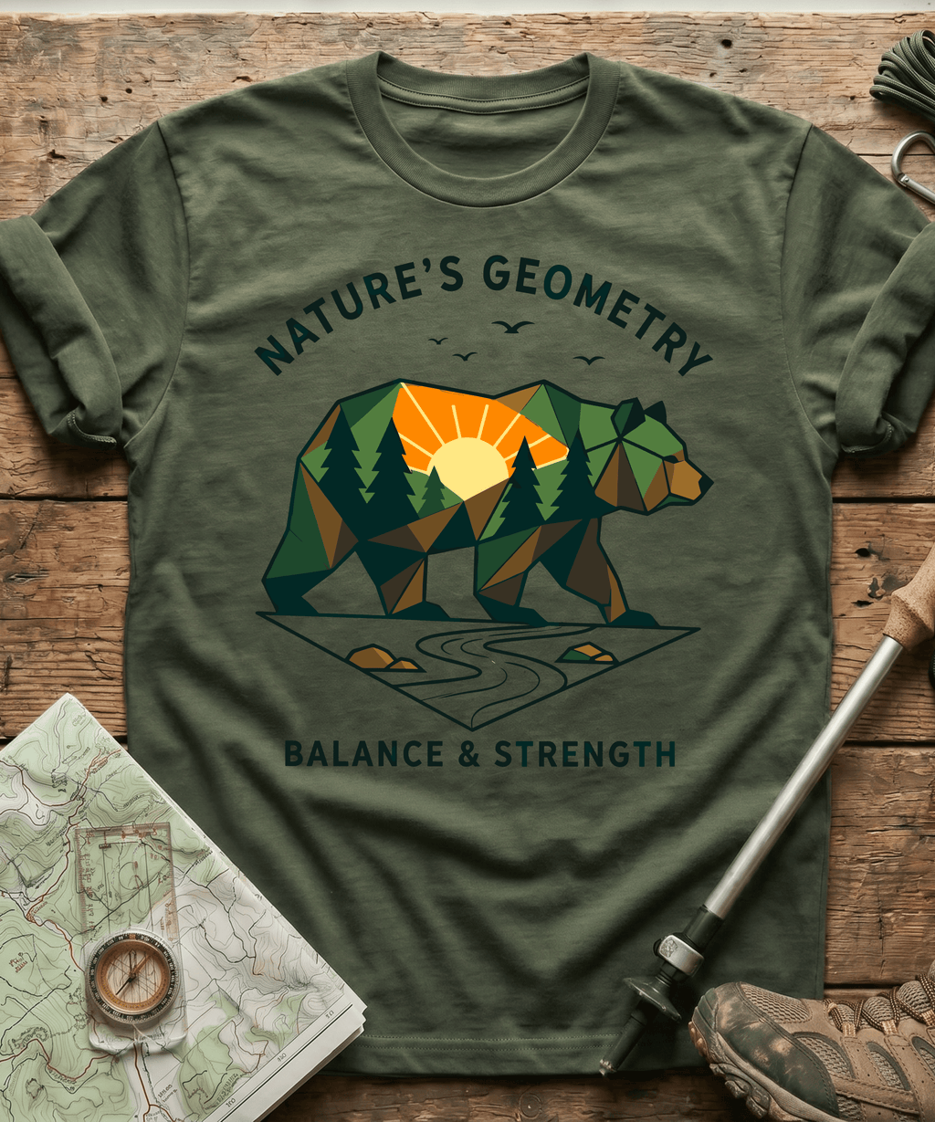 Nature's Geometry Balance And Strength T-shirt
