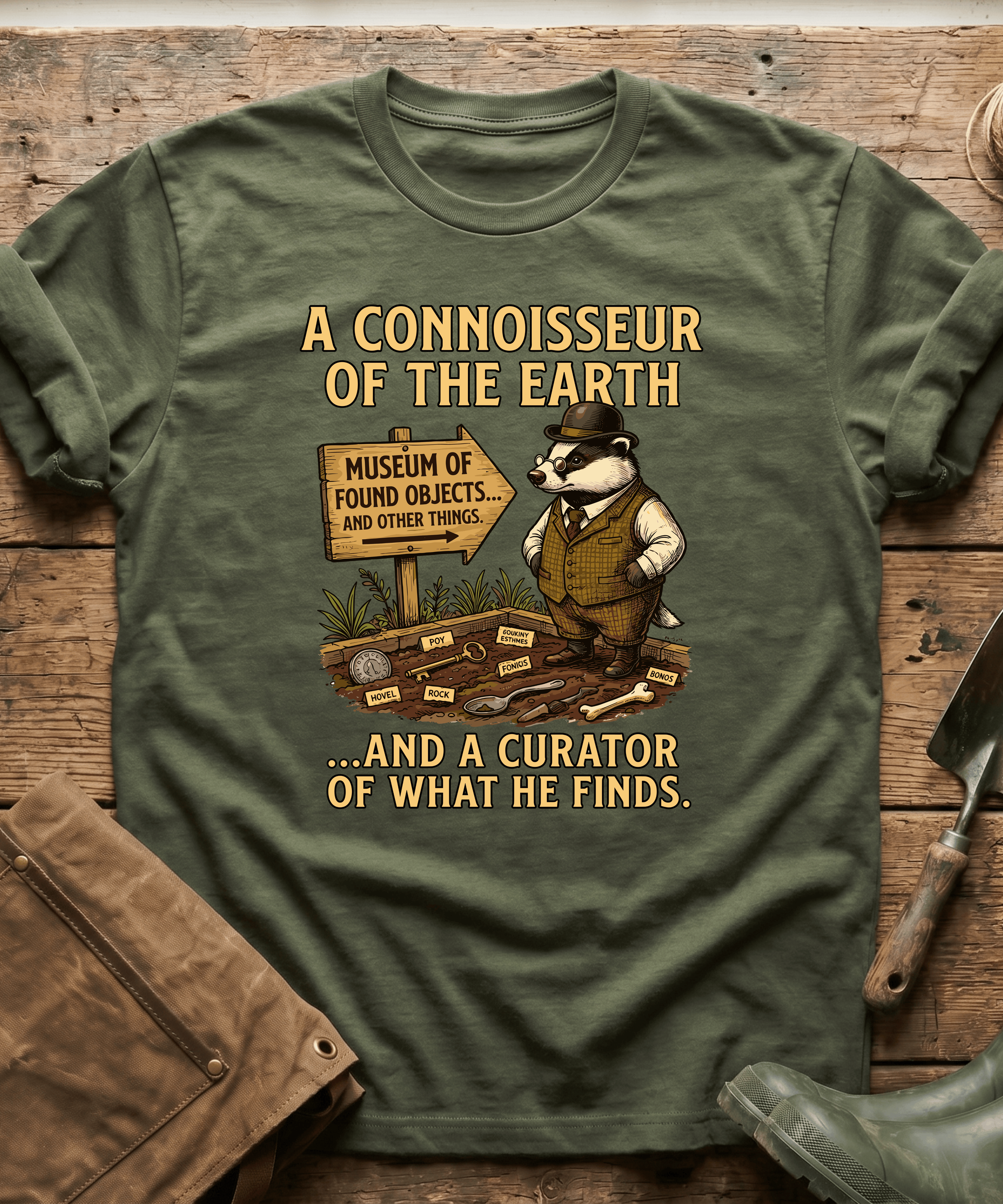 Connoisseur of the Earth Gardening T-Shirt