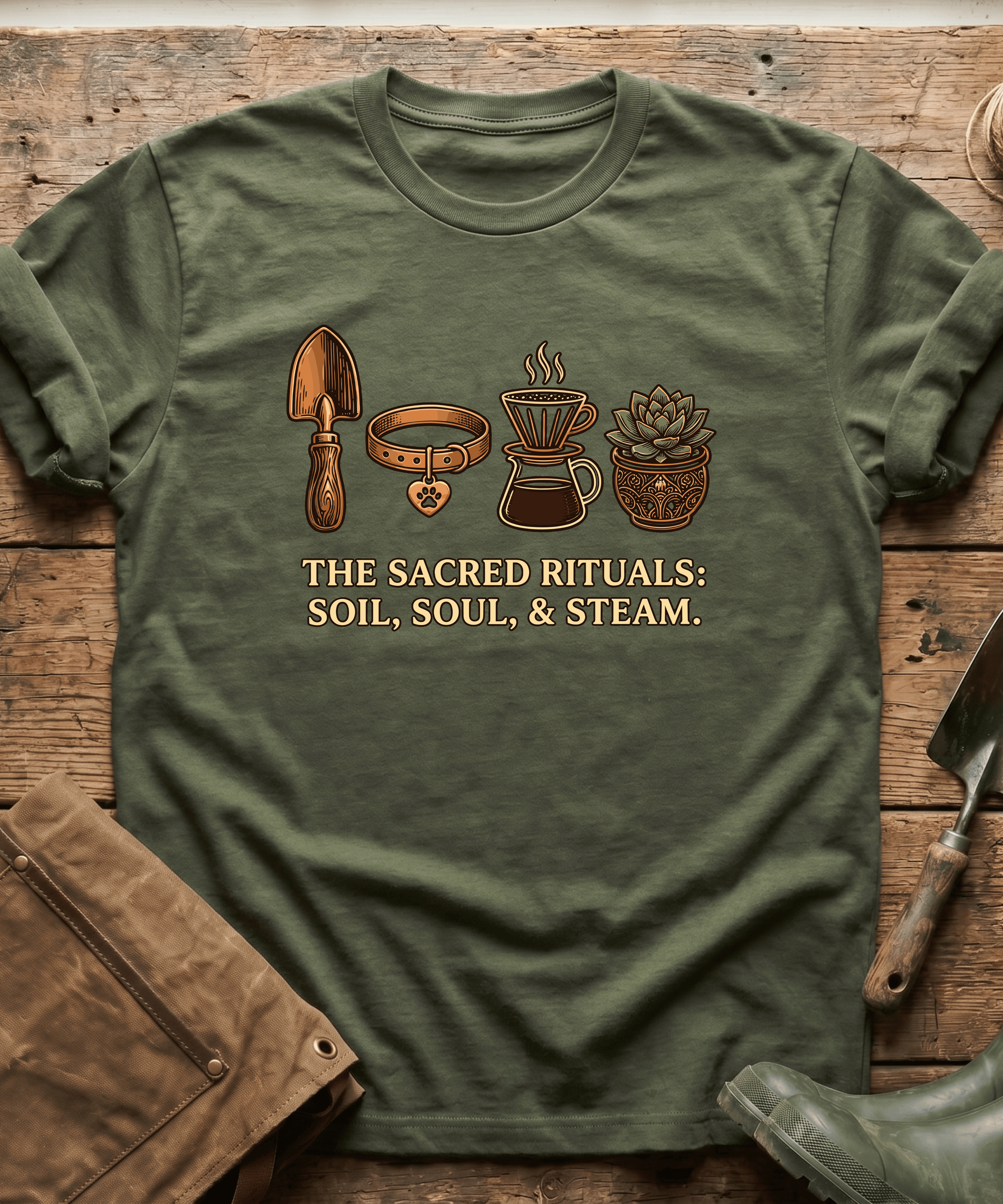 Sacred Rituals Soil Soul Steam T-Shirt