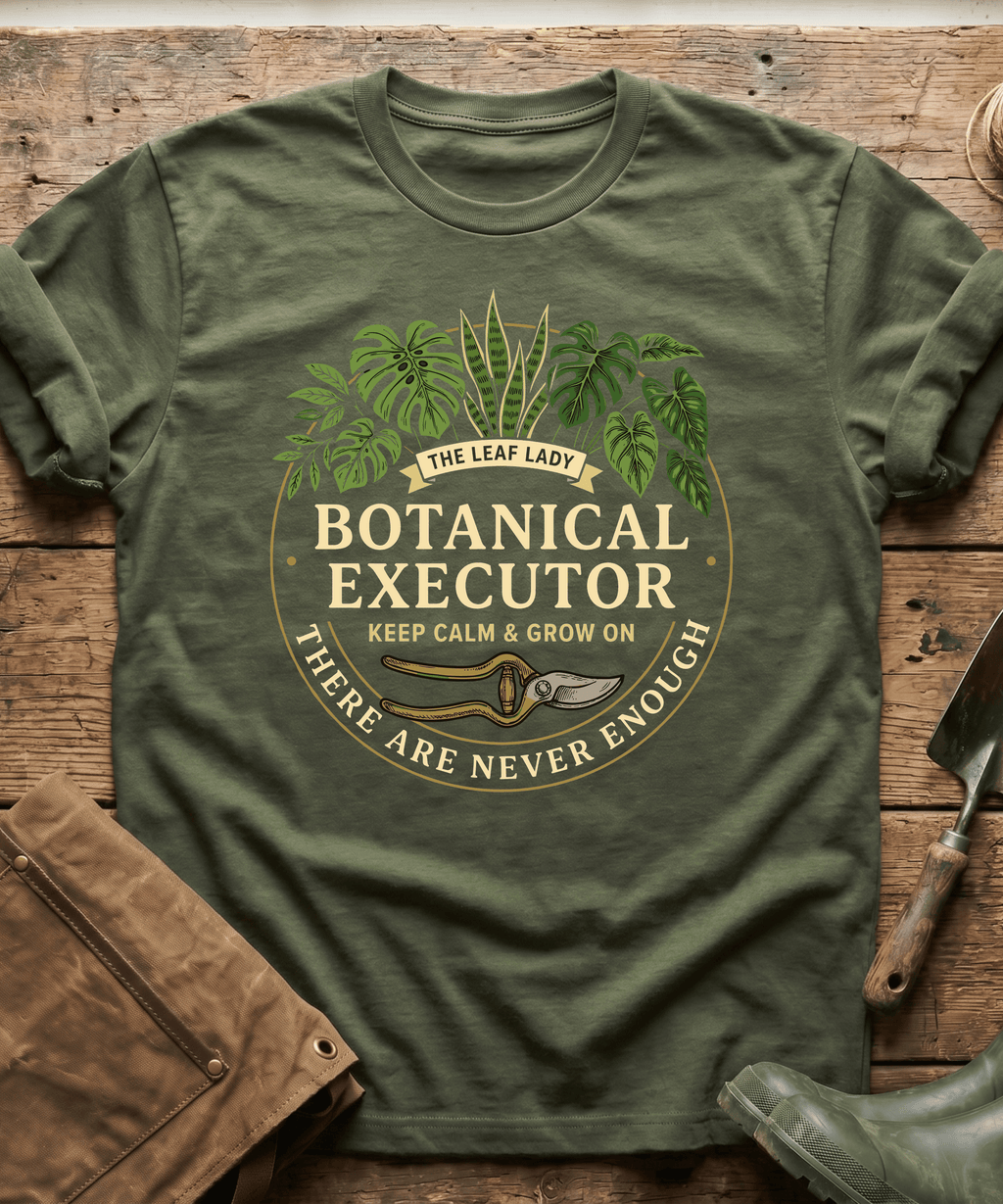 Botanical Executor Keep Calm Grow On T-Shirt
