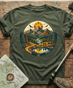 Wilderness Hiking Compass Trails T-Shirt