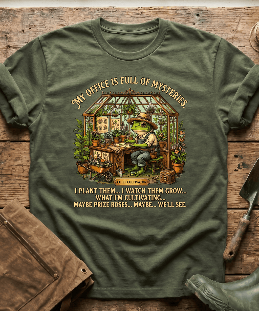 Chief Cultivator Office Full Of Mysteries T-Shirt