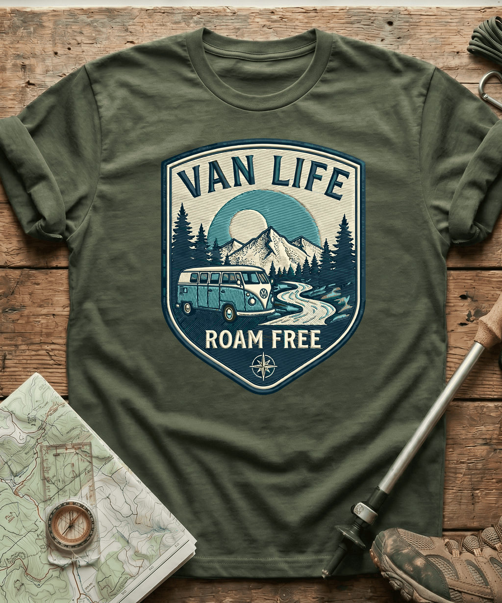Van Life Roam Free T-shirt