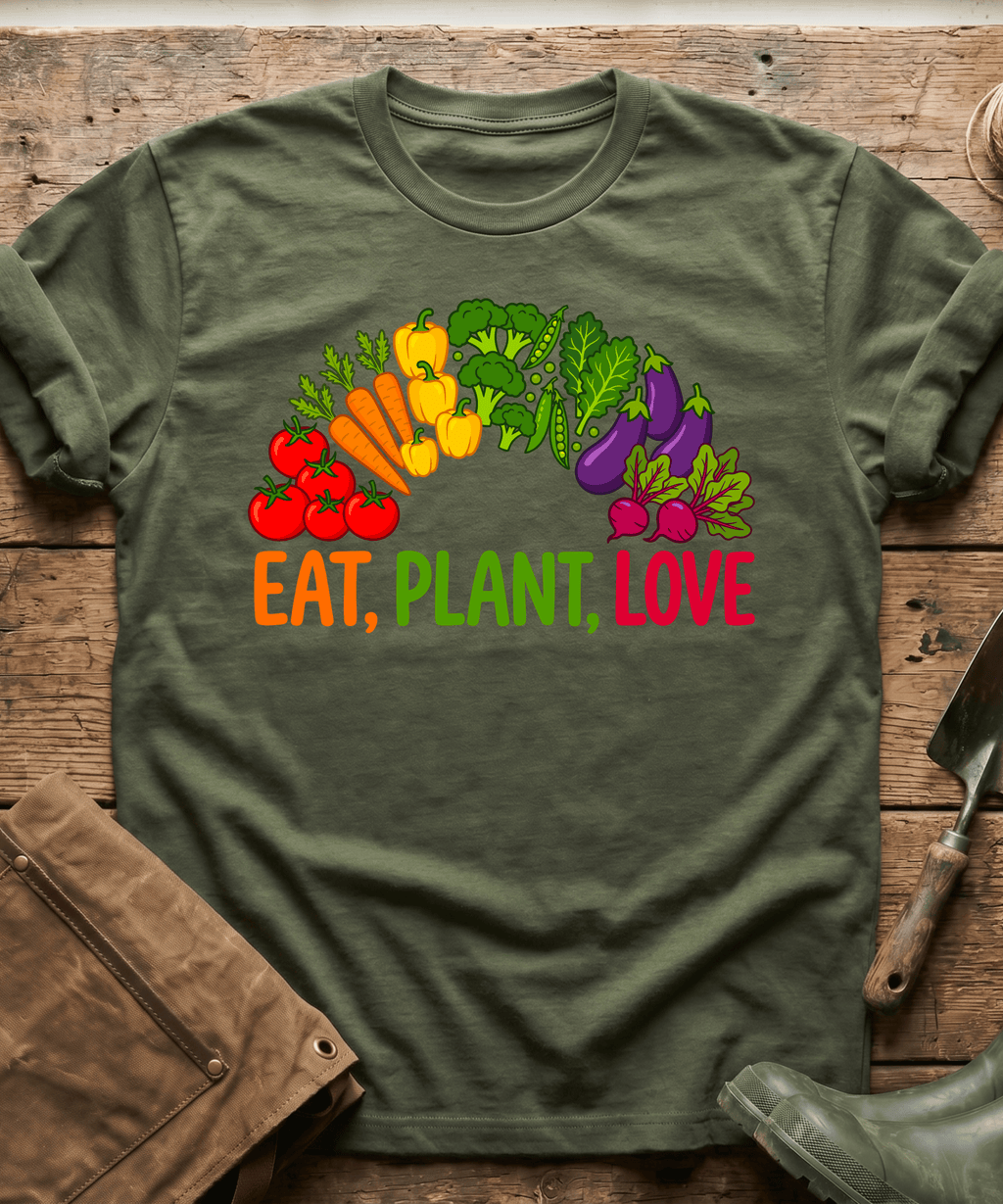 Eat Plant Love Gardening T-Shirt