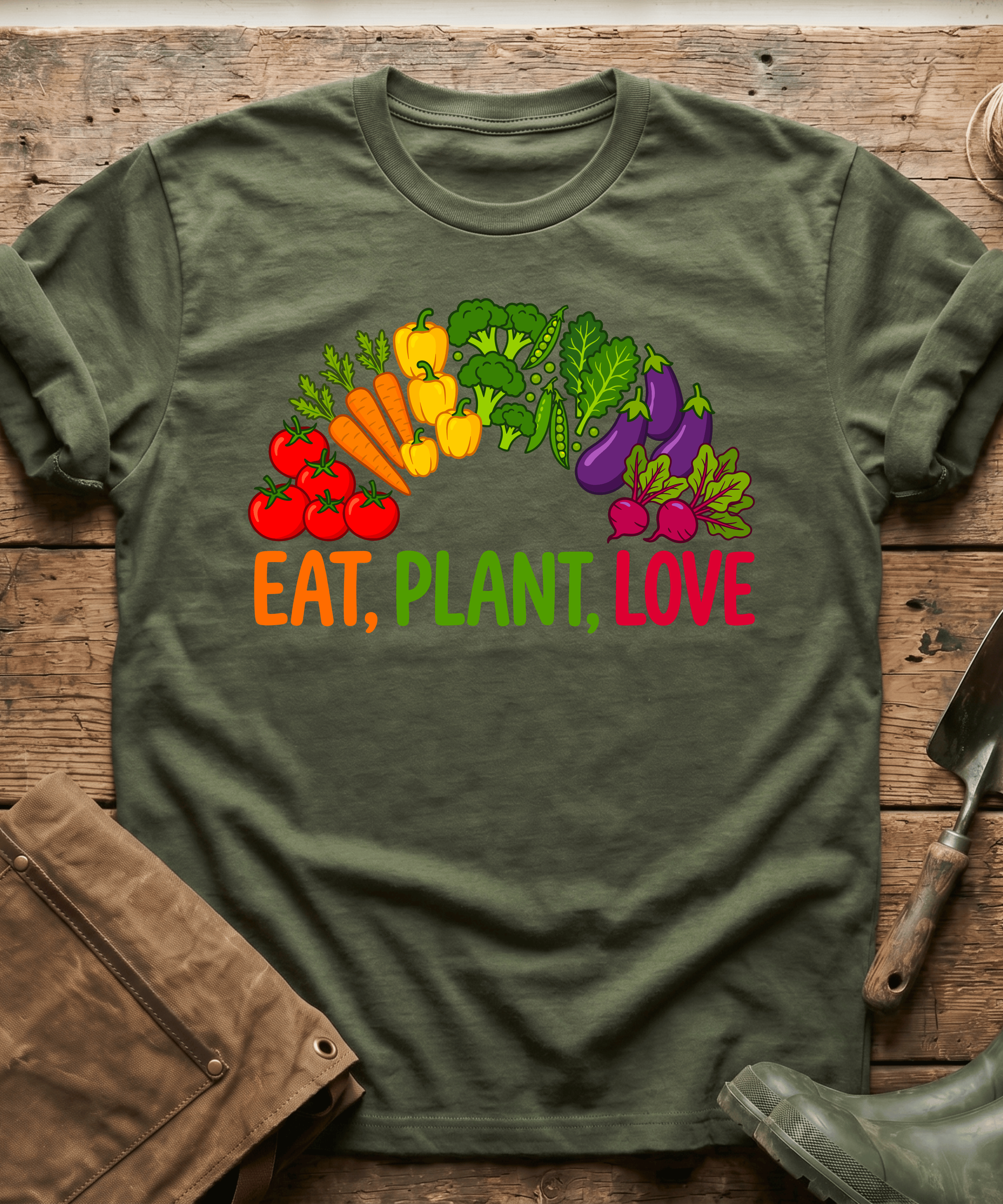 Eat Plant Love Gardening T-Shirt