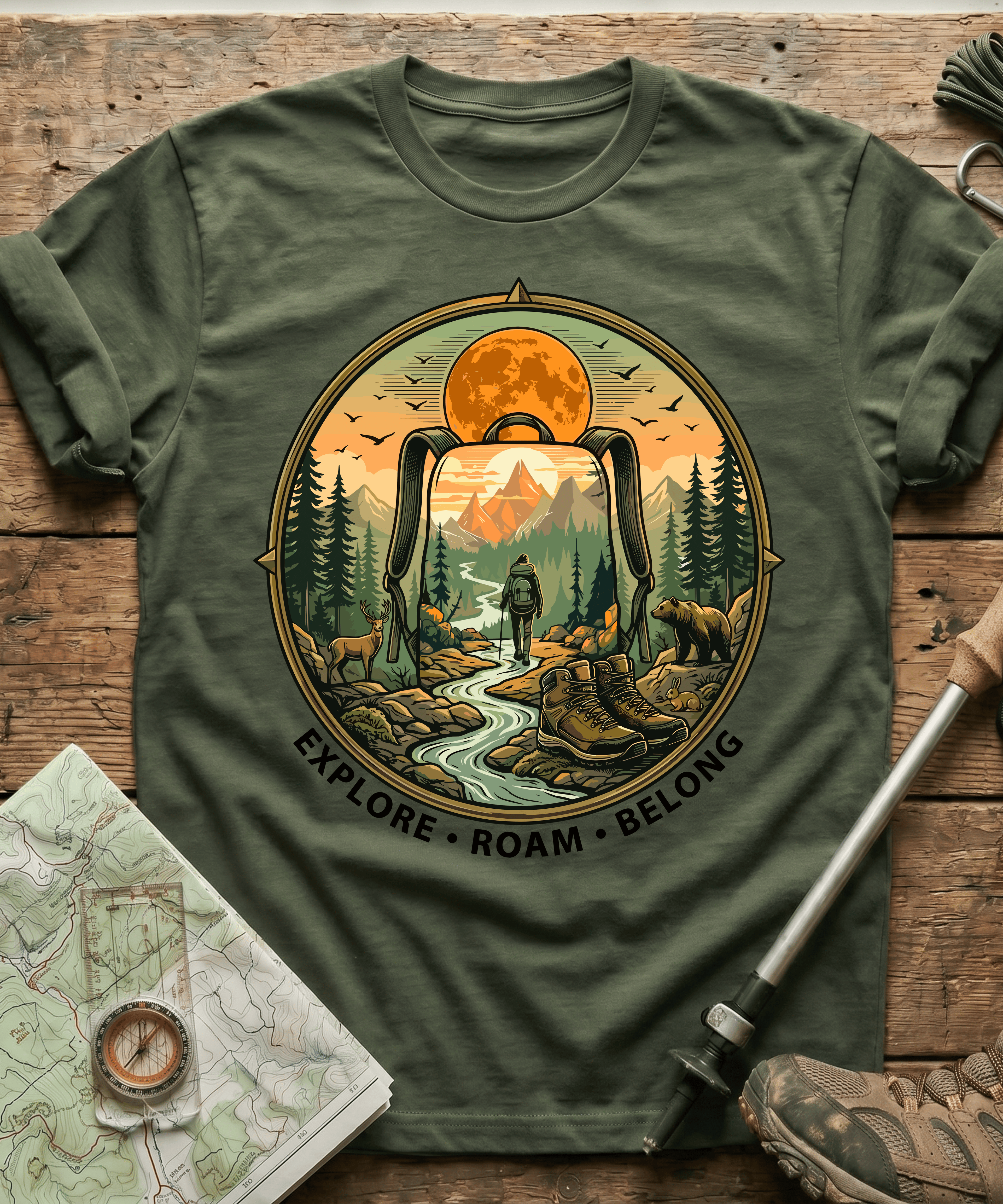 Explore Roam Belong T-shirt