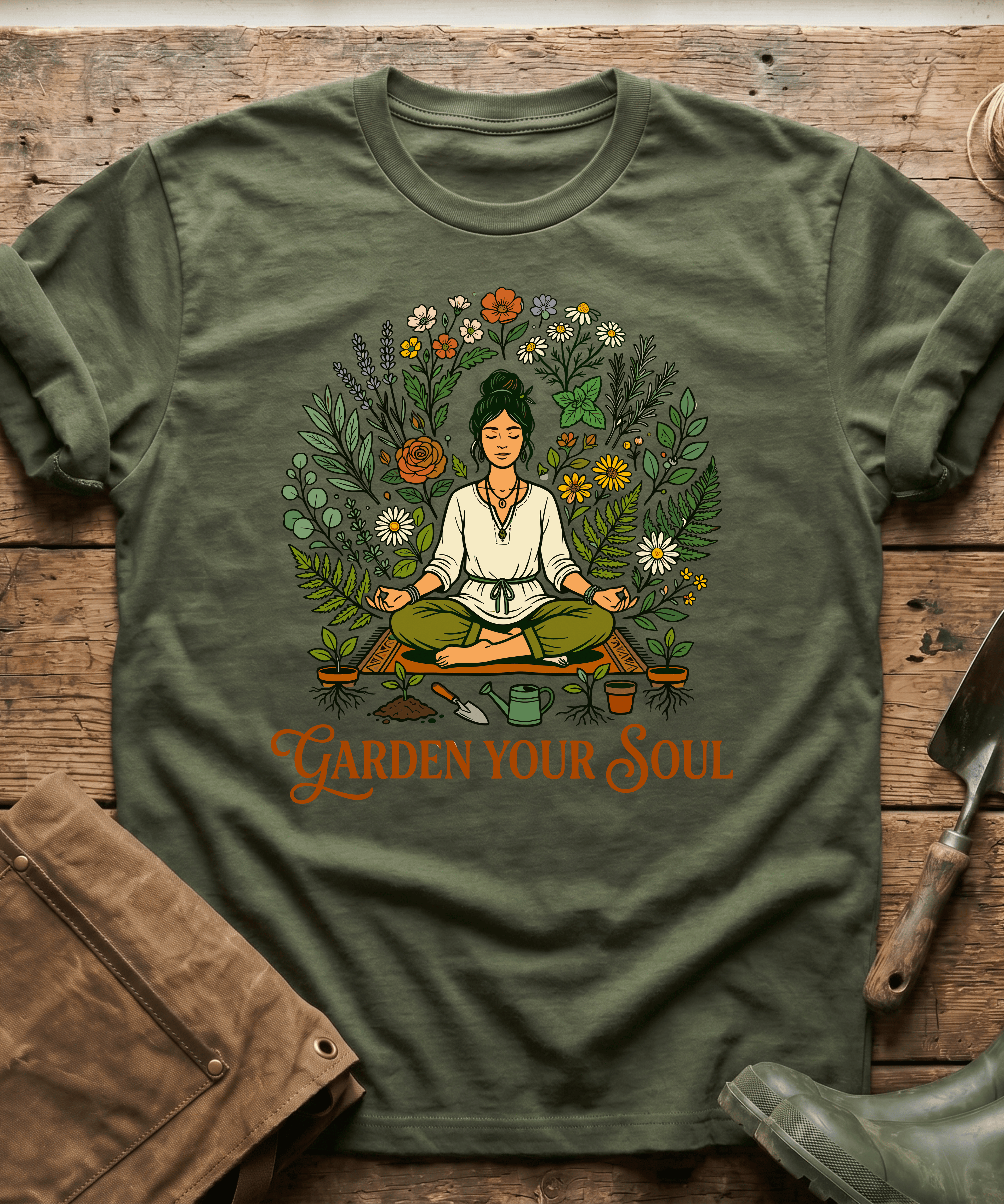 Garden Your Soul Meditation T-Shirt