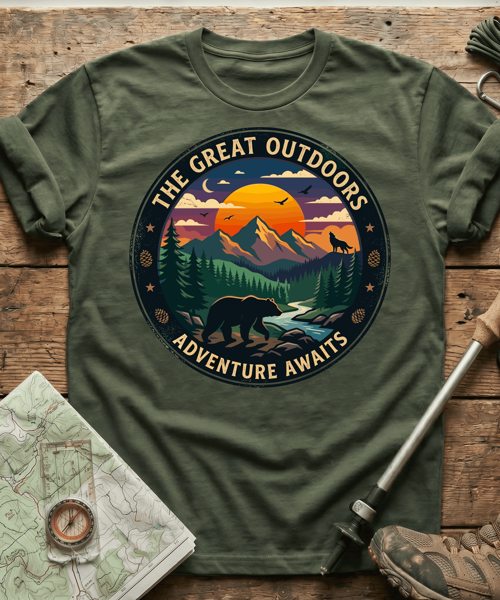 The Great Outdoors Adventure Awaits T-shirt