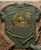 My Office Happy Place Frog & Dog T-Shirt