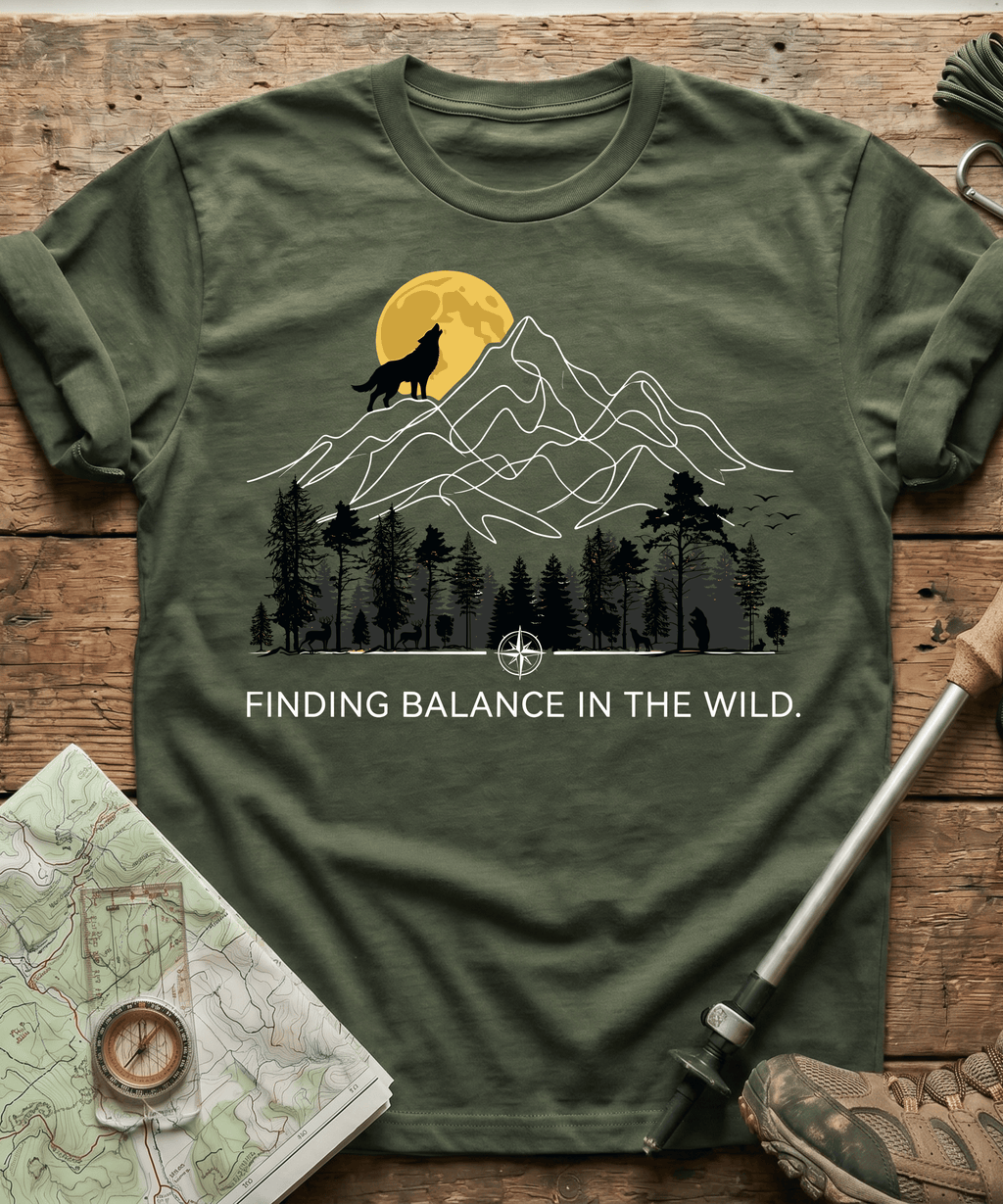 Finding Balance In The Wild T-shirt
