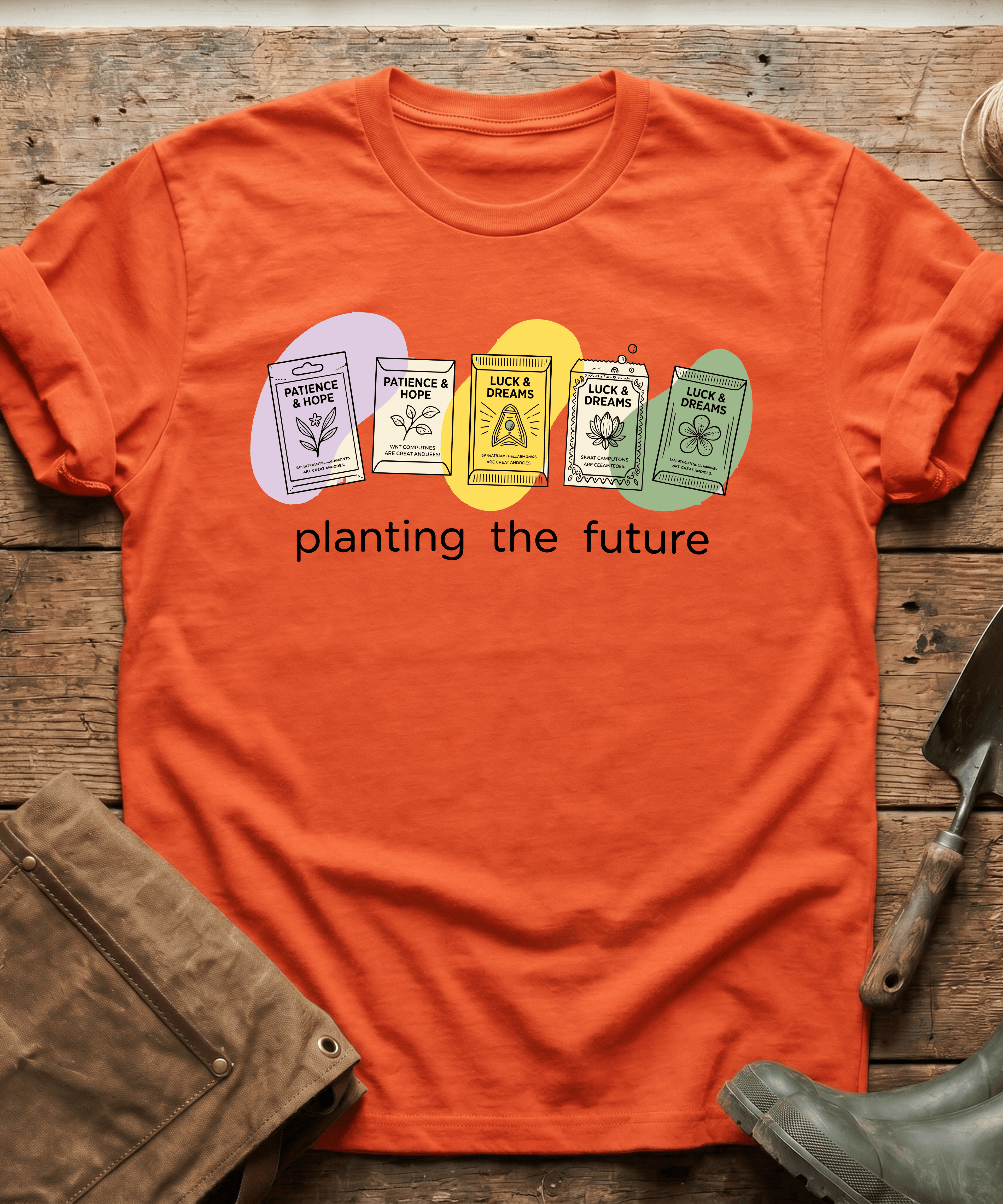 Planting The Future Seed Packets T-Shirt