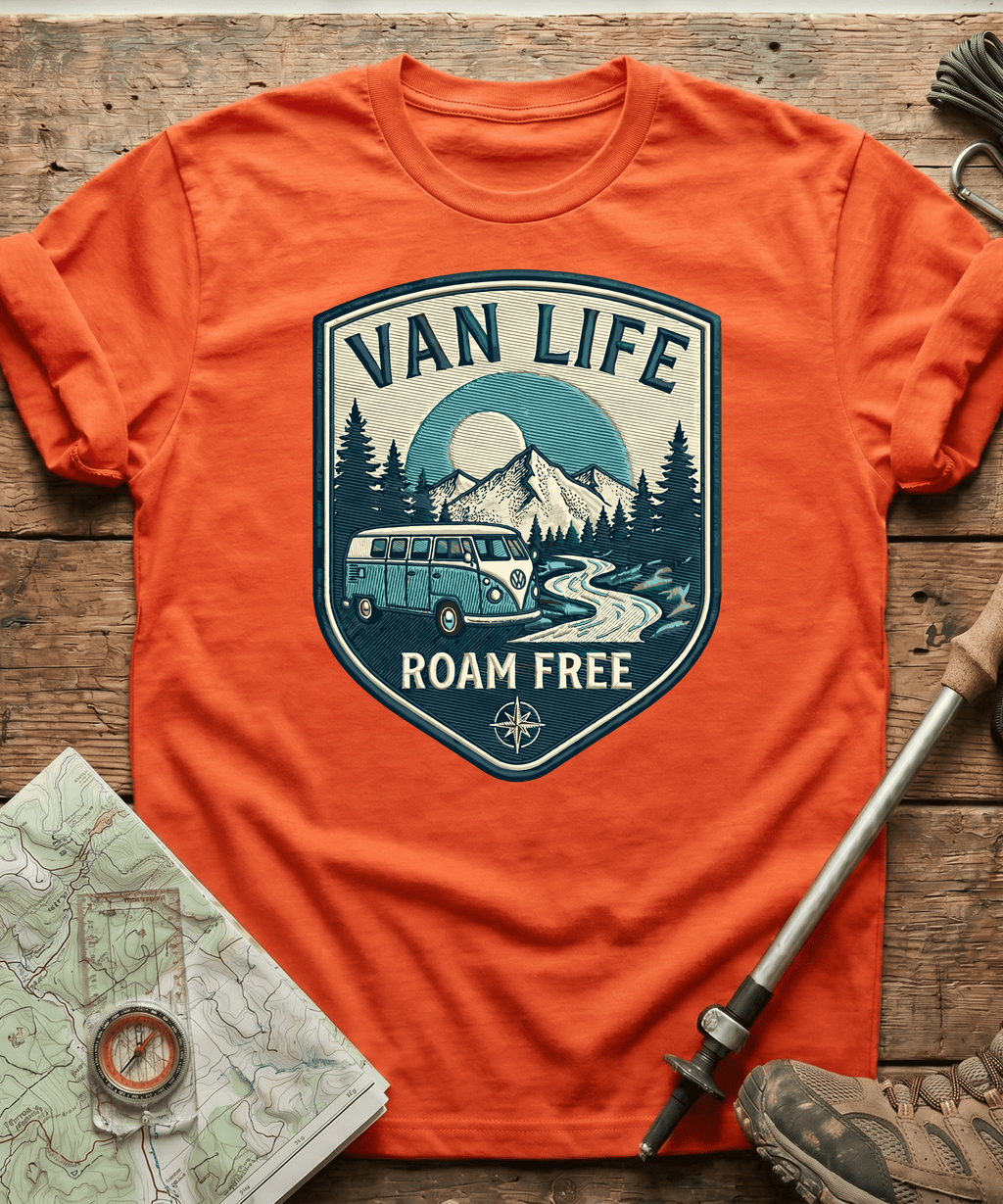 Van Life Roam Free T-shirt
