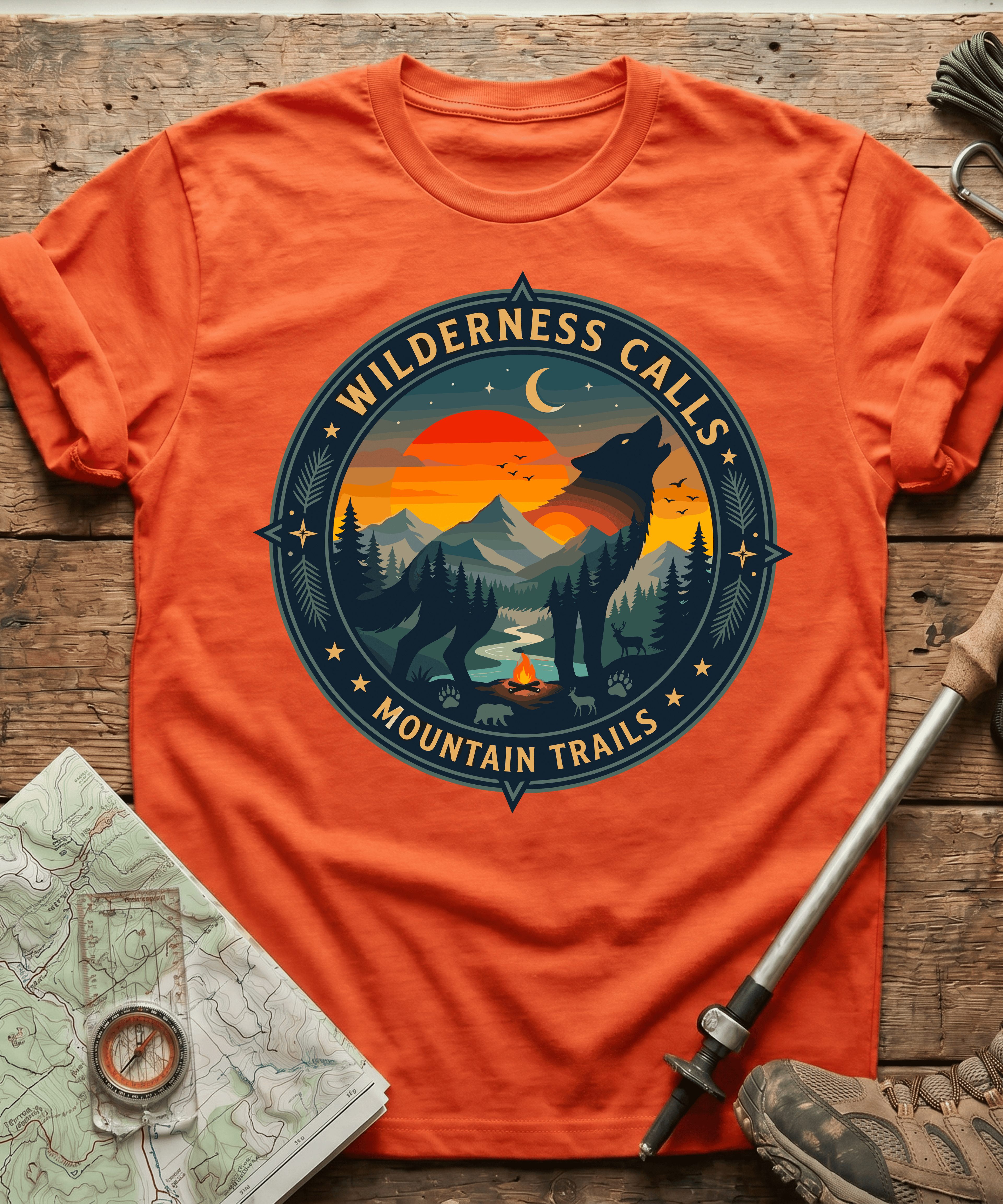 Wilderness Calls Mountain Trails T-shirt