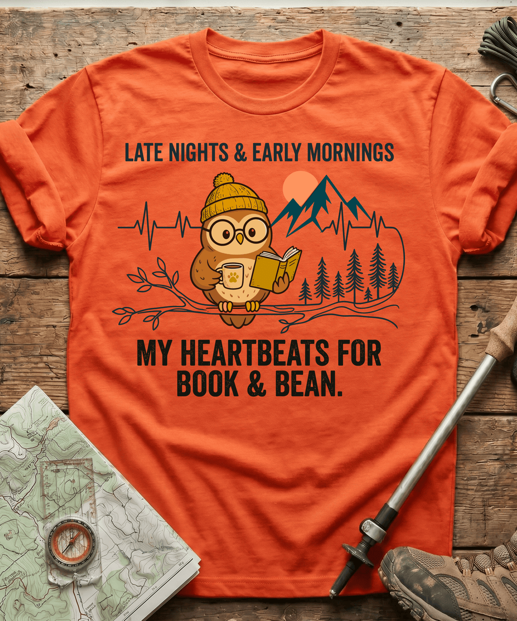 My Heartbeats For Book And Bean T-shirt