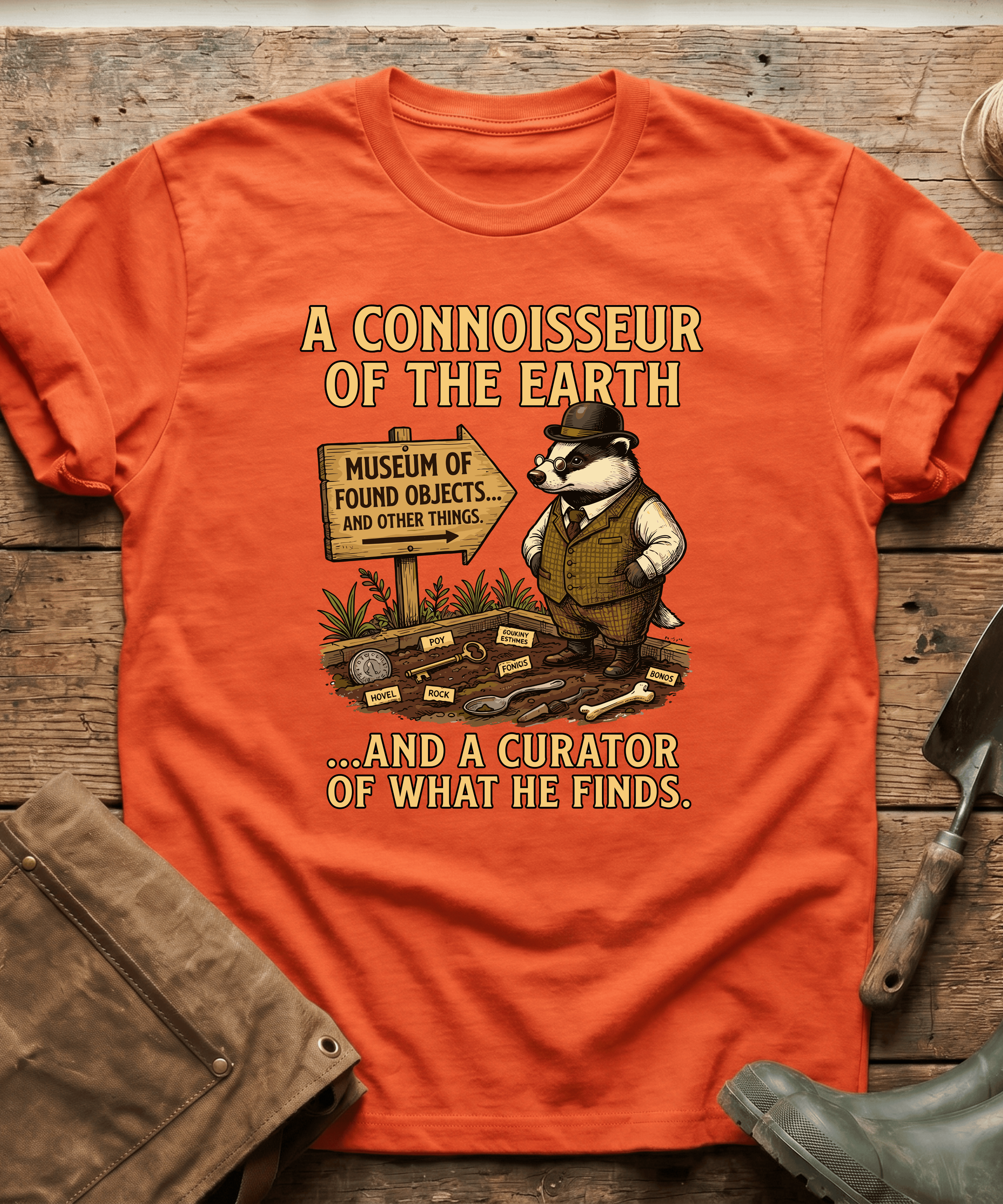 Connoisseur of the Earth Gardening T-Shirt
