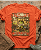 Official Botanical Strategist Frog Gardener T-Shirt