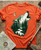 Howling Wolf Forest River T-Shirt
