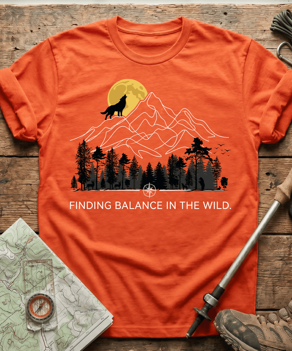Finding Balance In The Wild T-shirt