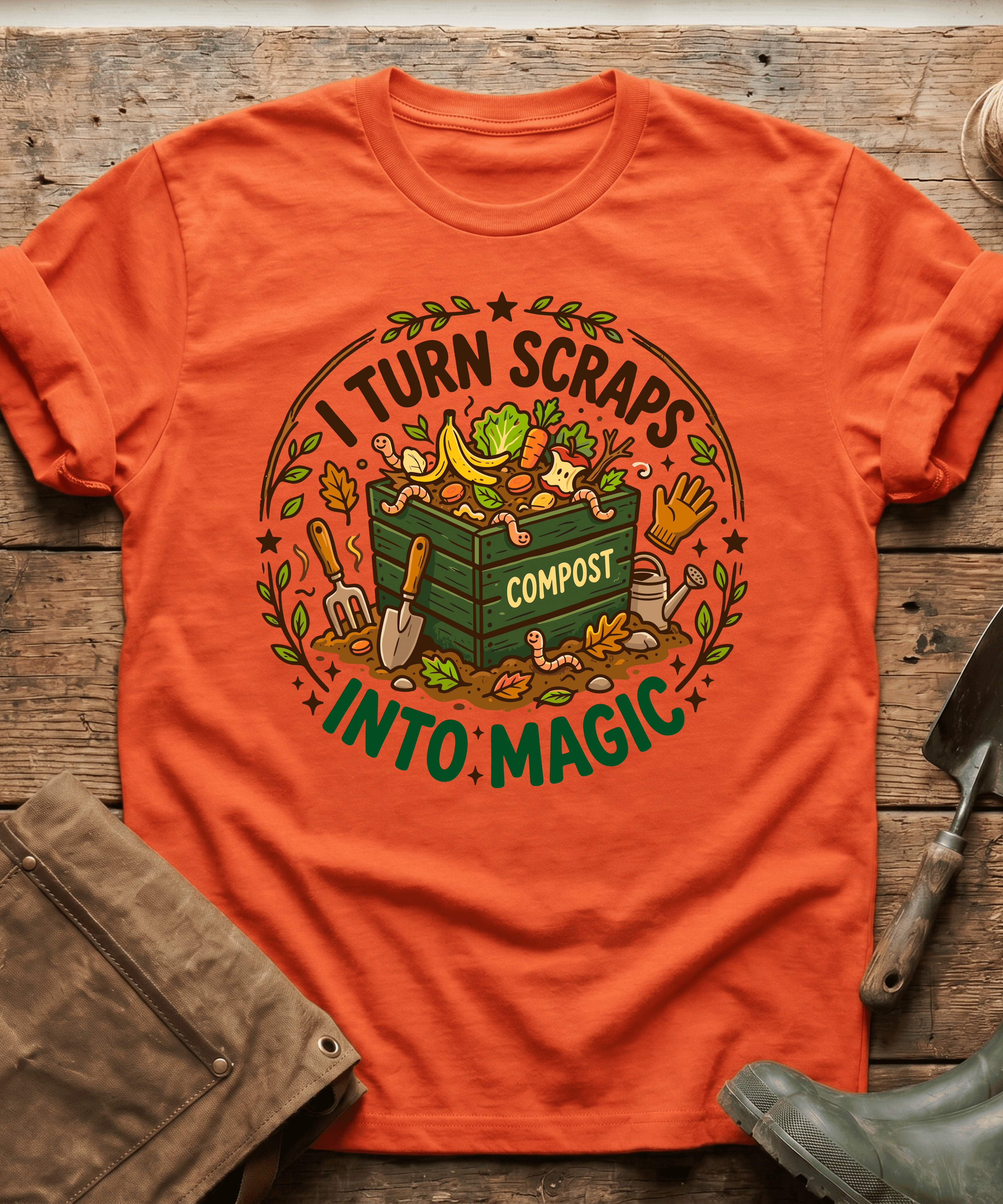 Turn Scraps Into Magic Compost T-Shirt