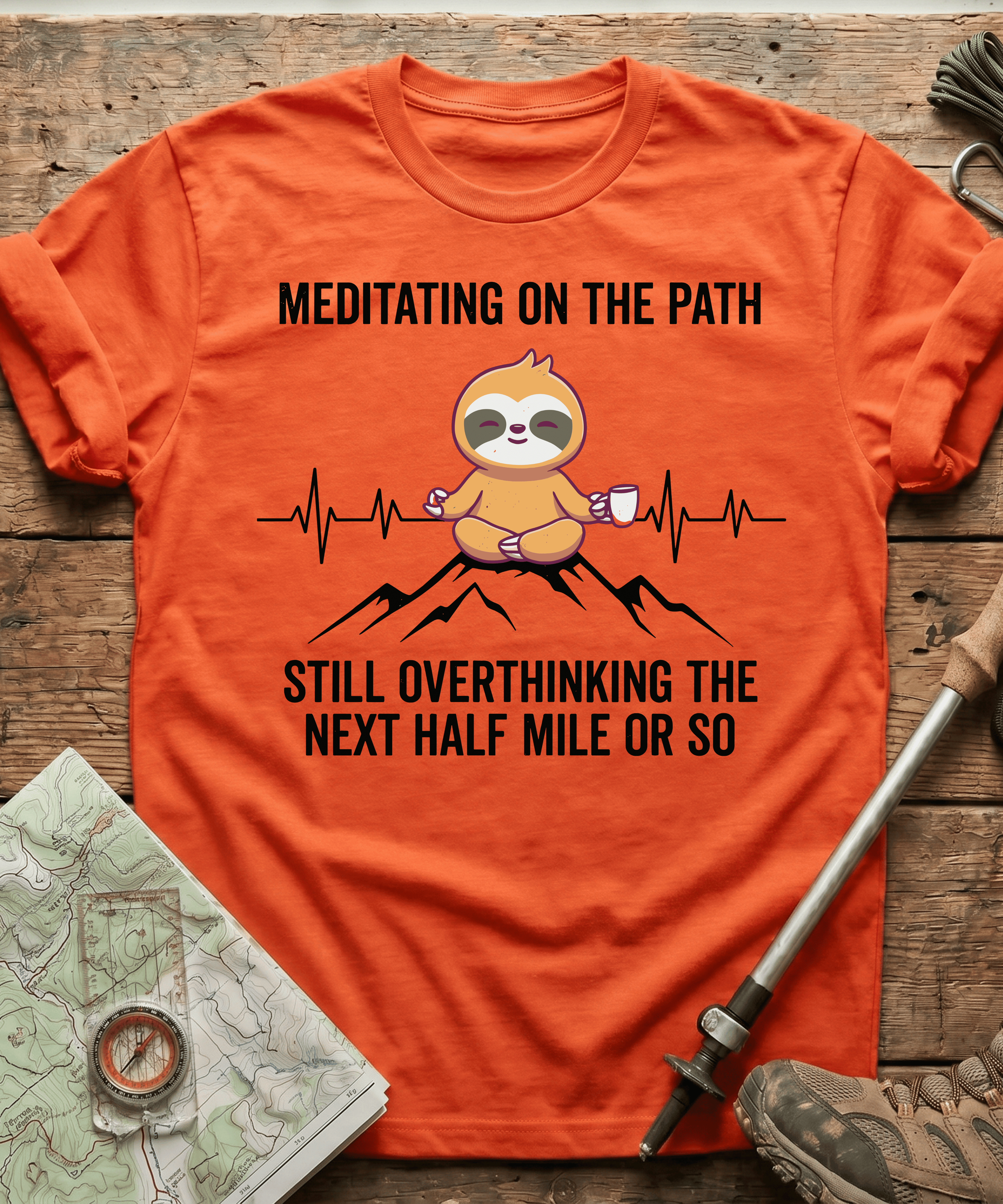 Meditating On The Path T-shirt