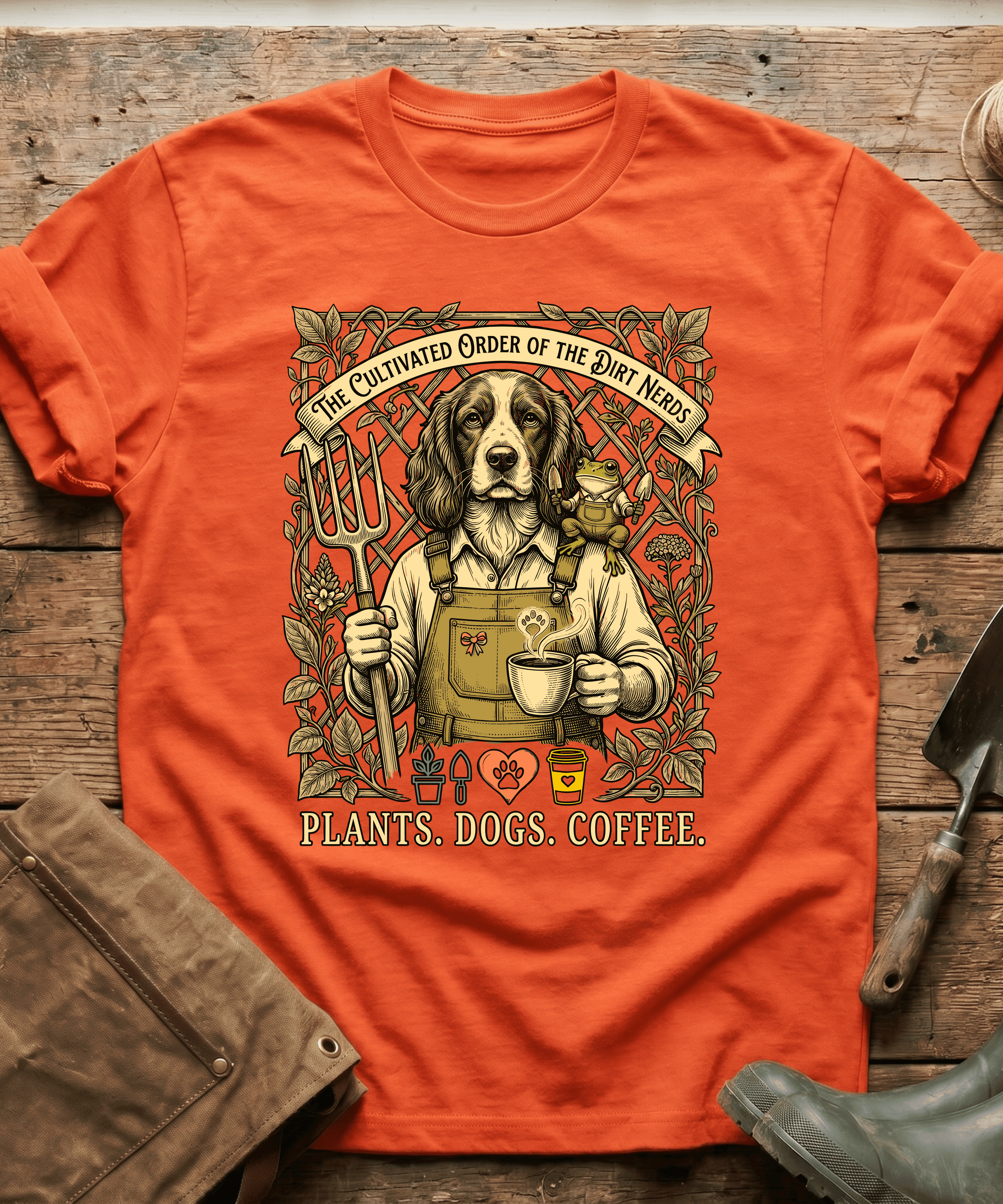 Cultivated Order Of Dirt Nerds Dog T-Shirt