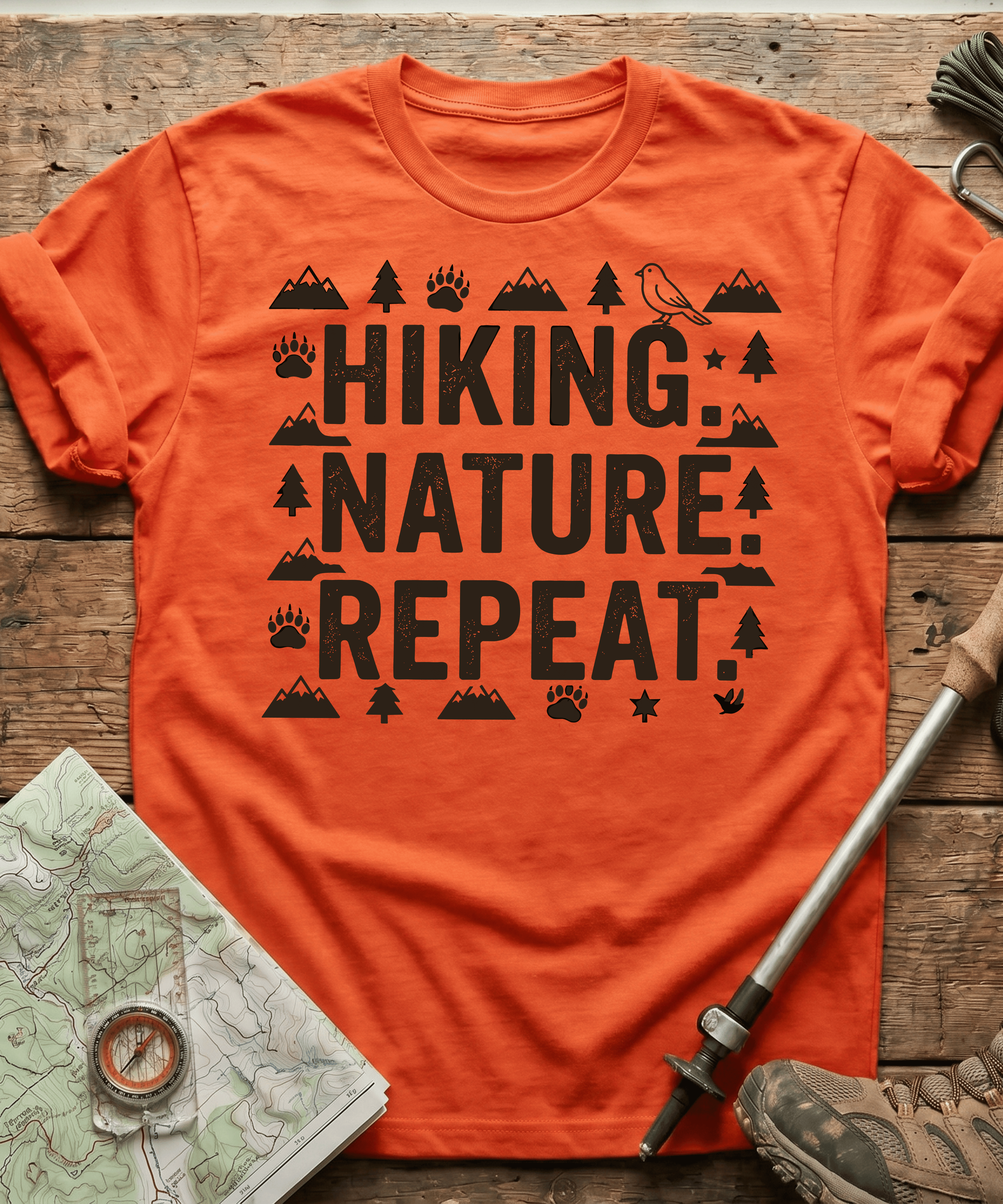 Hiking Nature Repeat T-shirt
