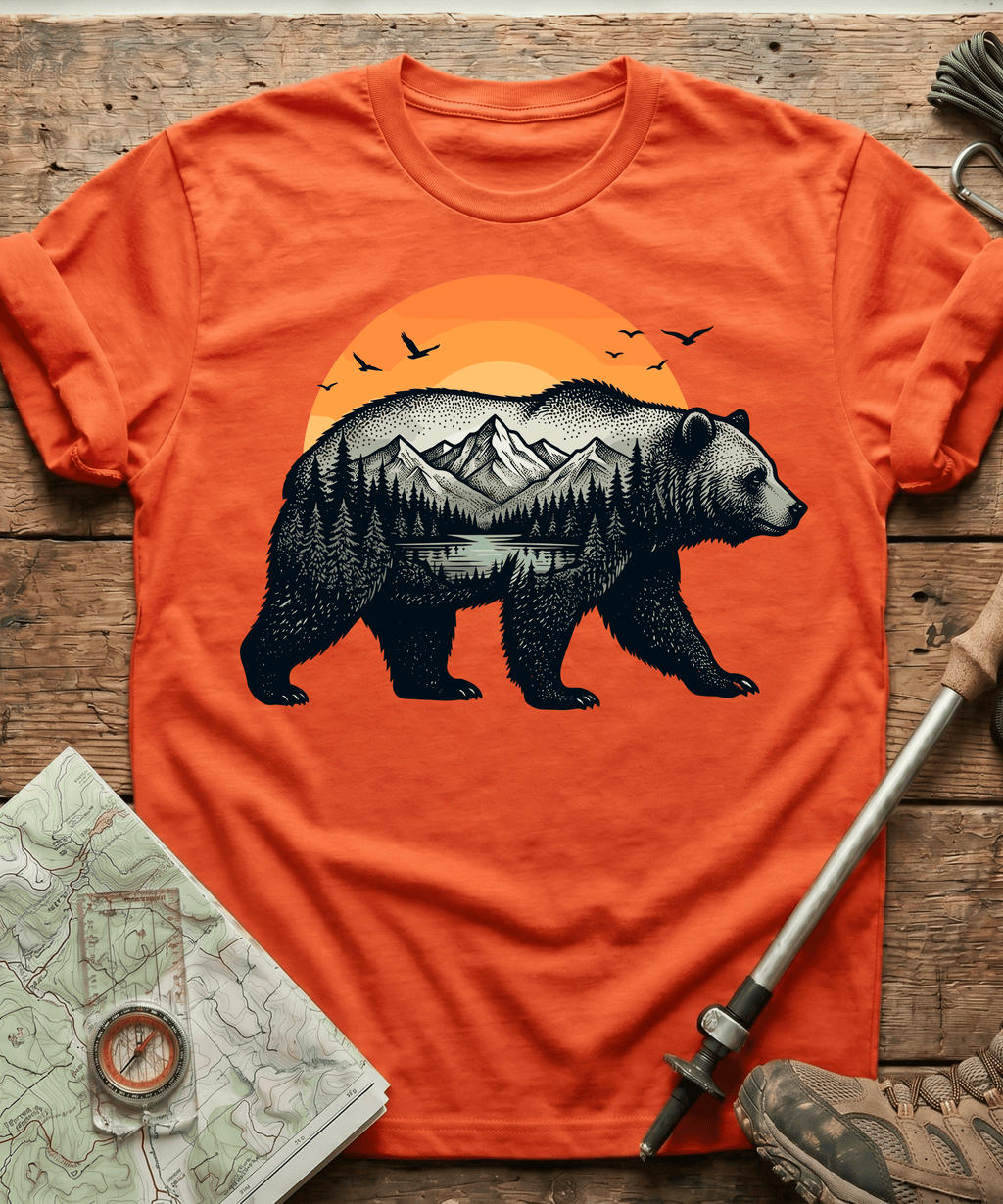 Retro Wilderness Bear T-Shirt