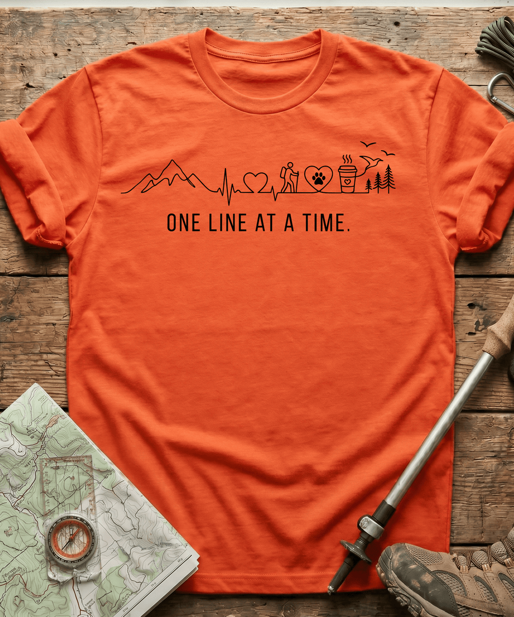 One Line At A Time T-shirt