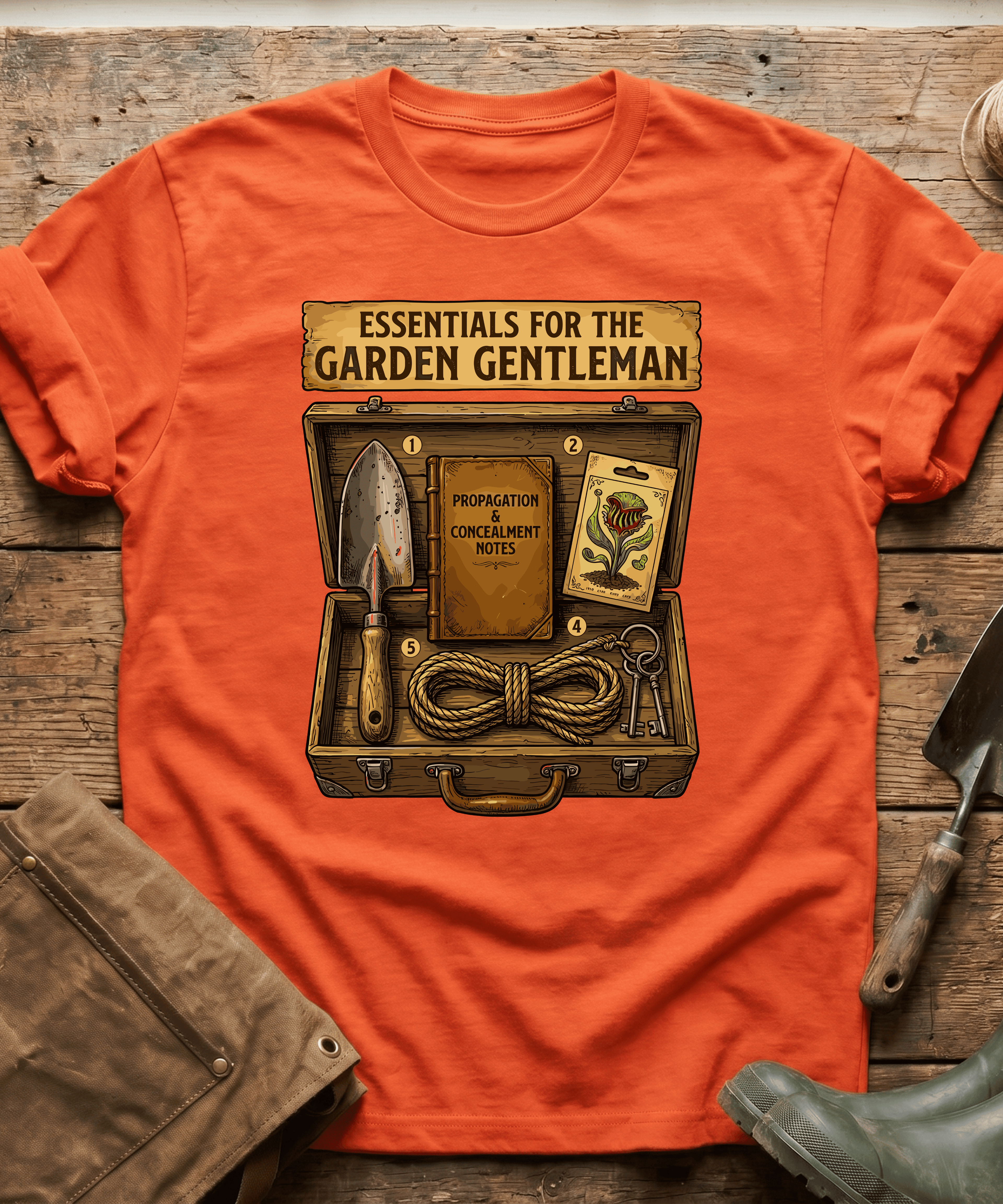Essentials For The Garden Gentleman T-Shirt