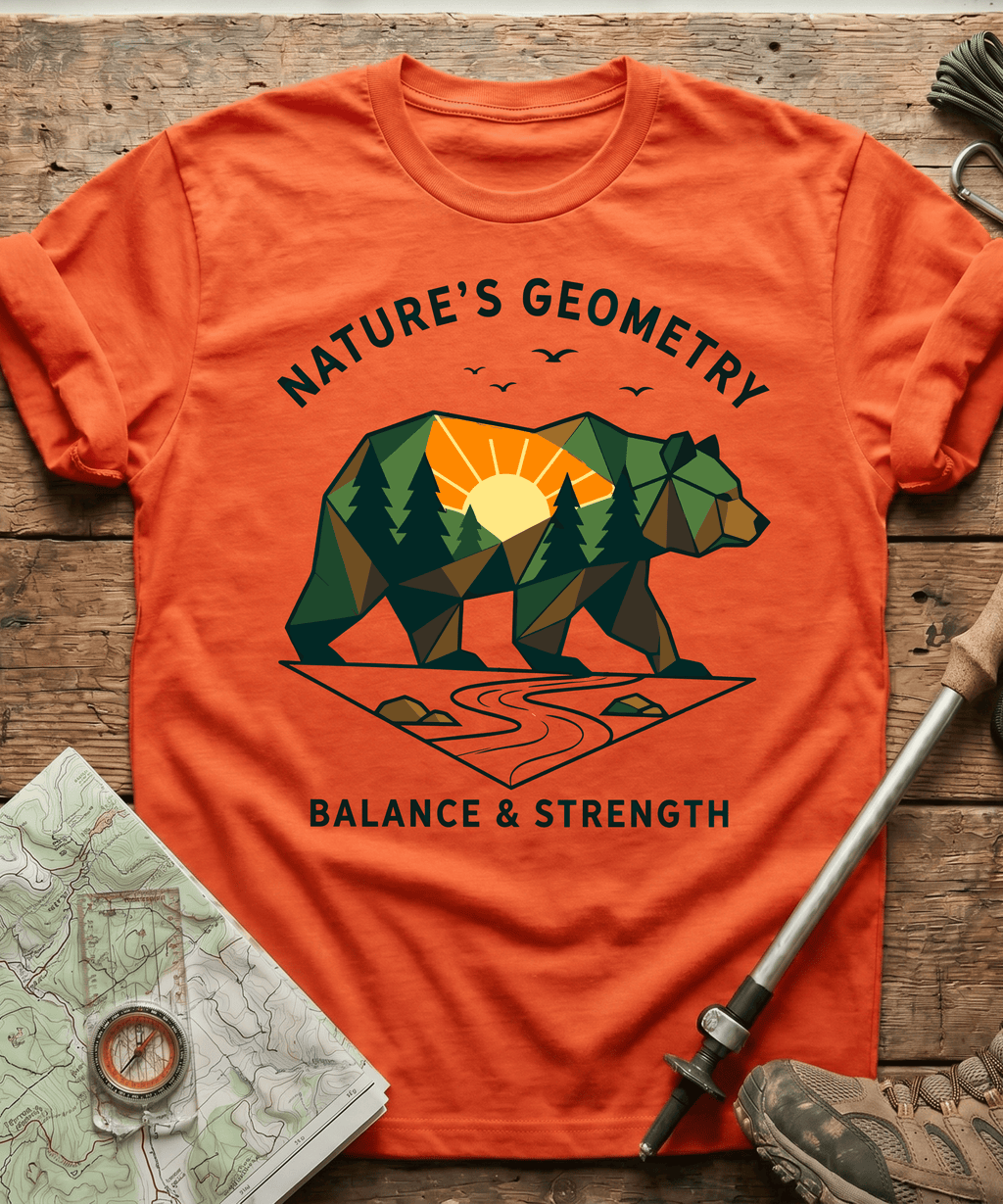 Nature's Geometry Balance And Strength T-shirt