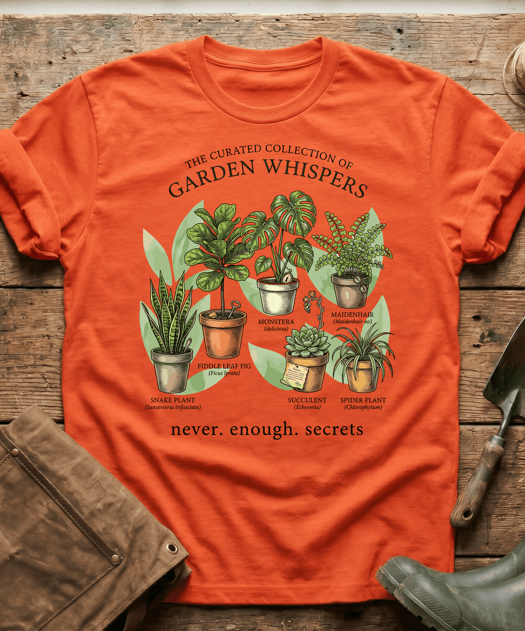 Garden Whispers Houseplants Collection T-Shirt