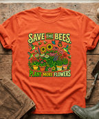 Save The Bees Plant More Flowers T-Shirt