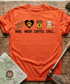Hike Woof Coffee Chill T-shirt