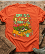 Spring Blooms Garden On T-Shirt