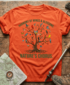 Harmony Of Wings And Blossoms Nature's Chorus T-shirt