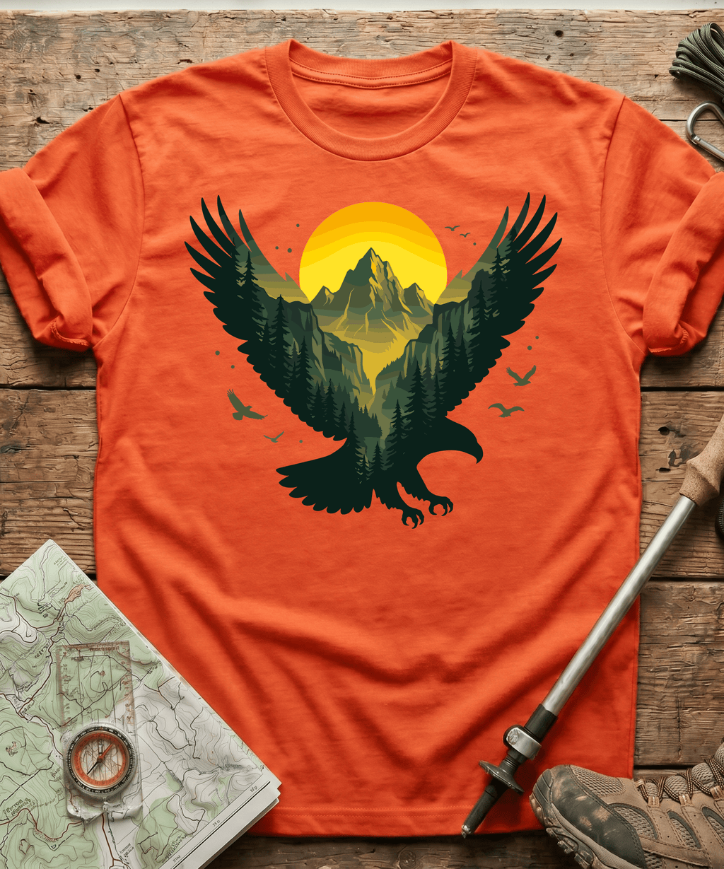 Majestic Mountain Eagle T-Shirt
