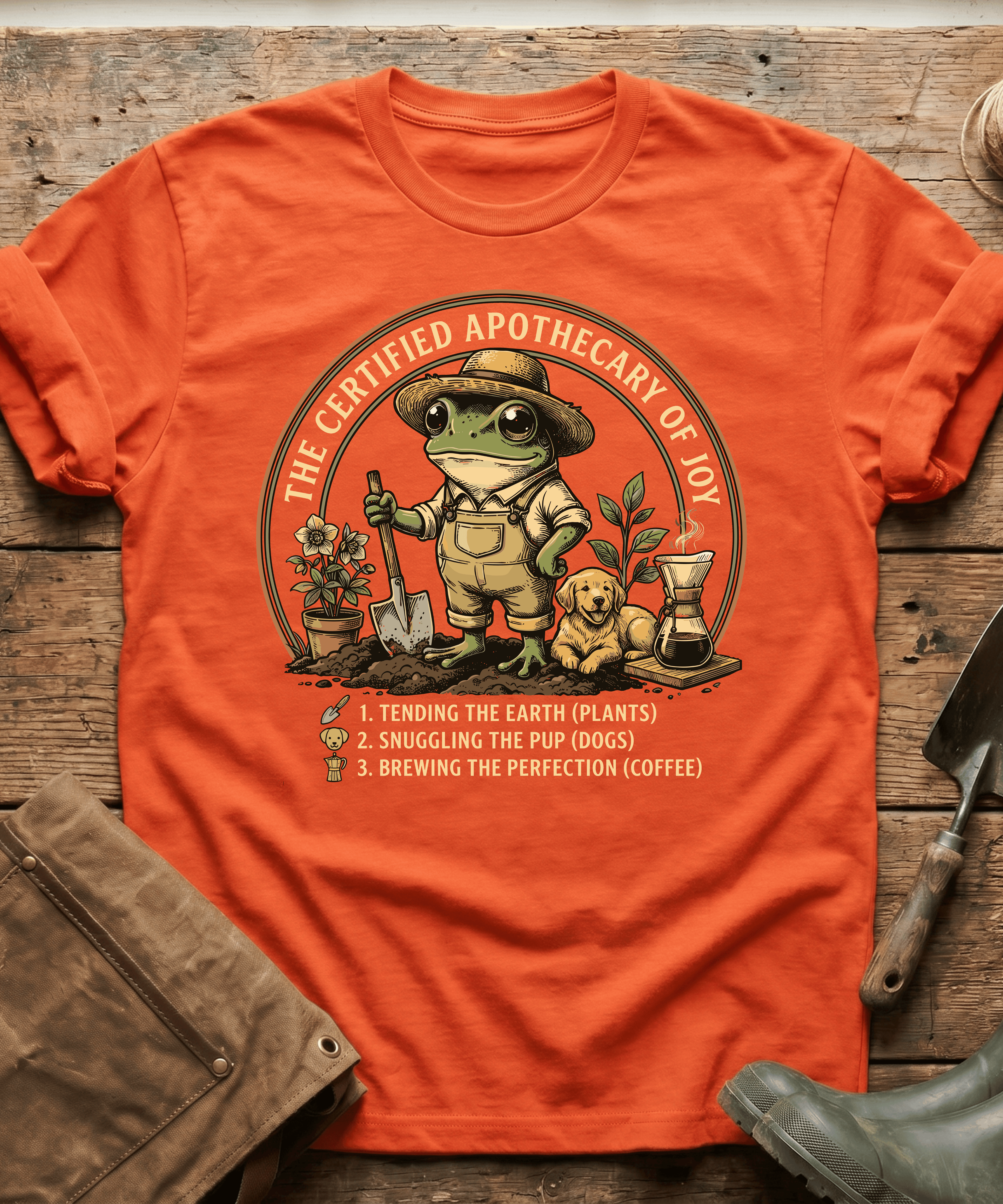 Certified Apothecary of Joy Frog T-Shirt