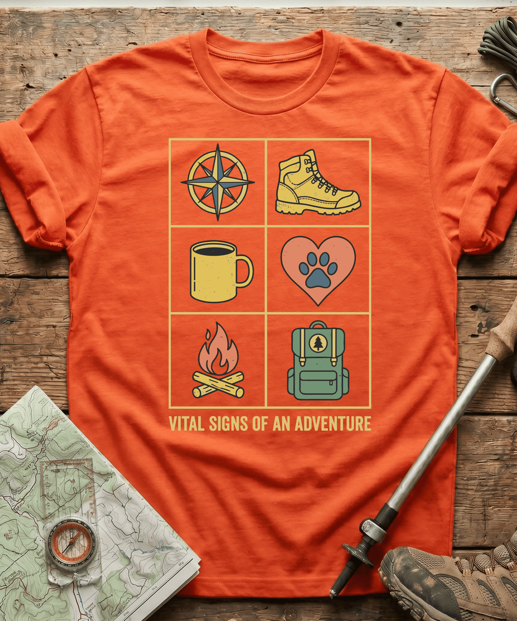 Vital Signs Of An Adventure T-shirt