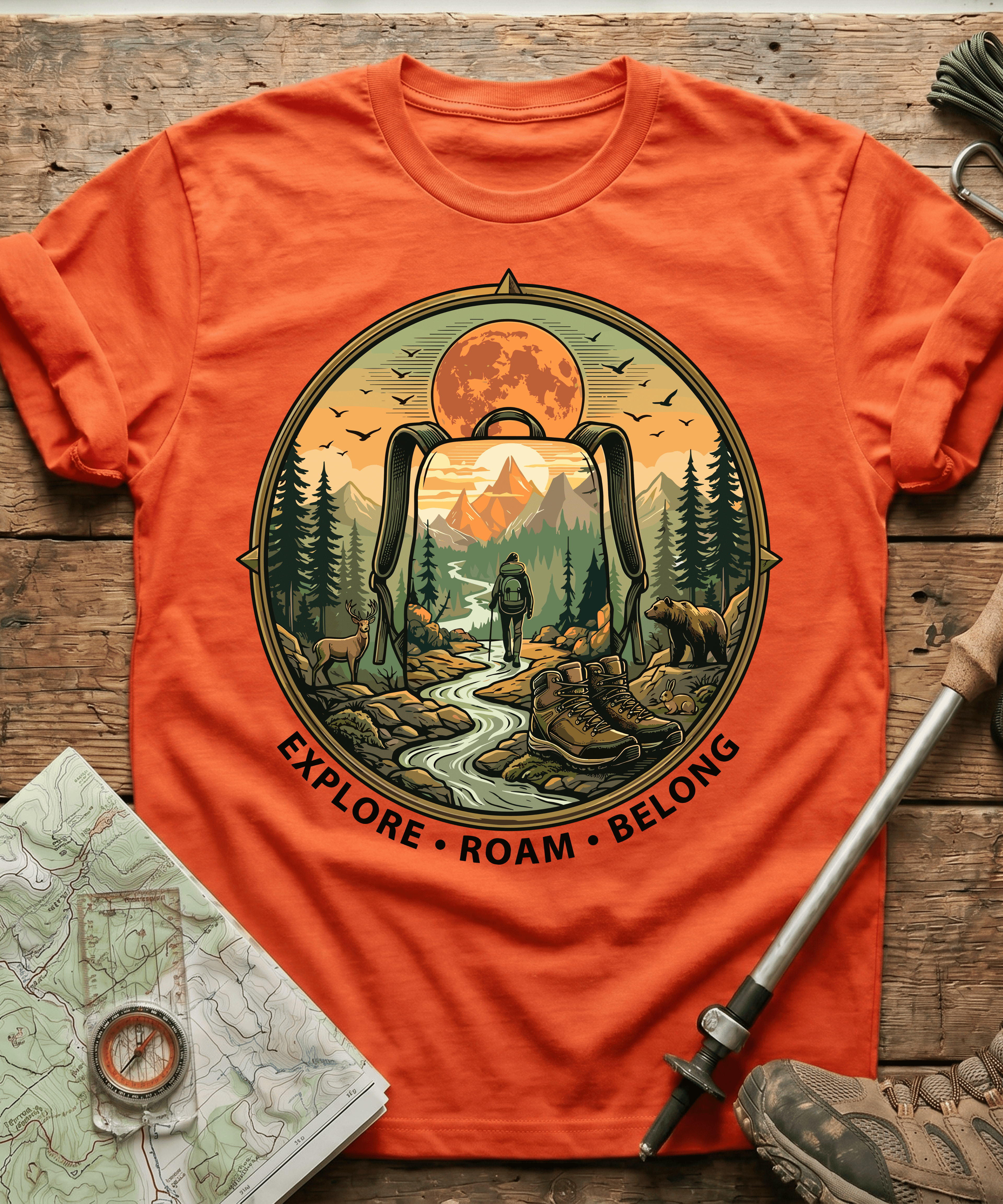 Explore Roam Belong T-shirt
