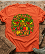 Summer Harvest Vegetable Gardening Vibes T-Shirt