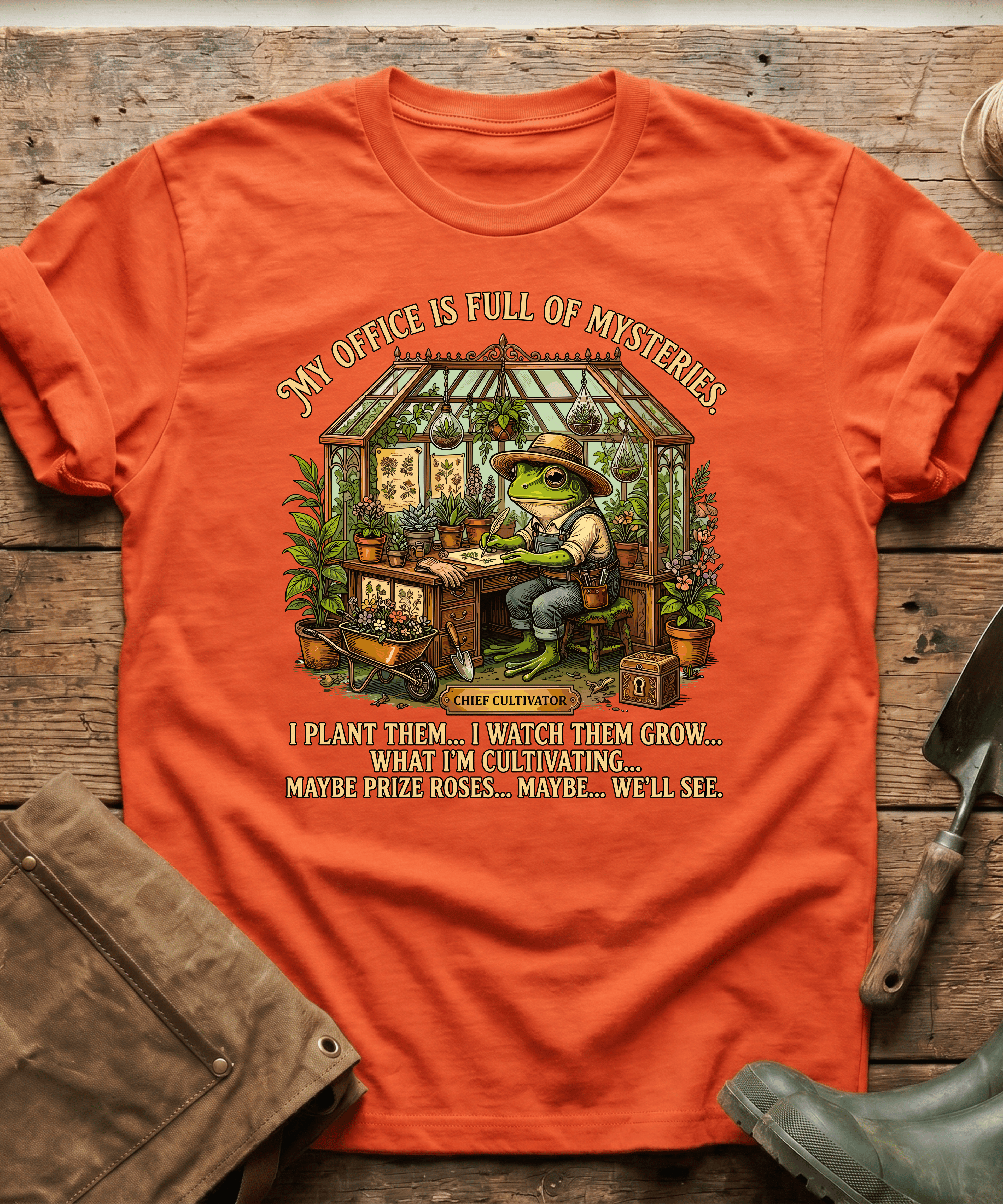 Chief Cultivator Office Full Of Mysteries T-Shirt