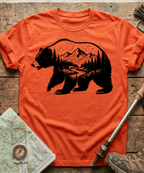 Minimalist Mountain Bear T-Shirt