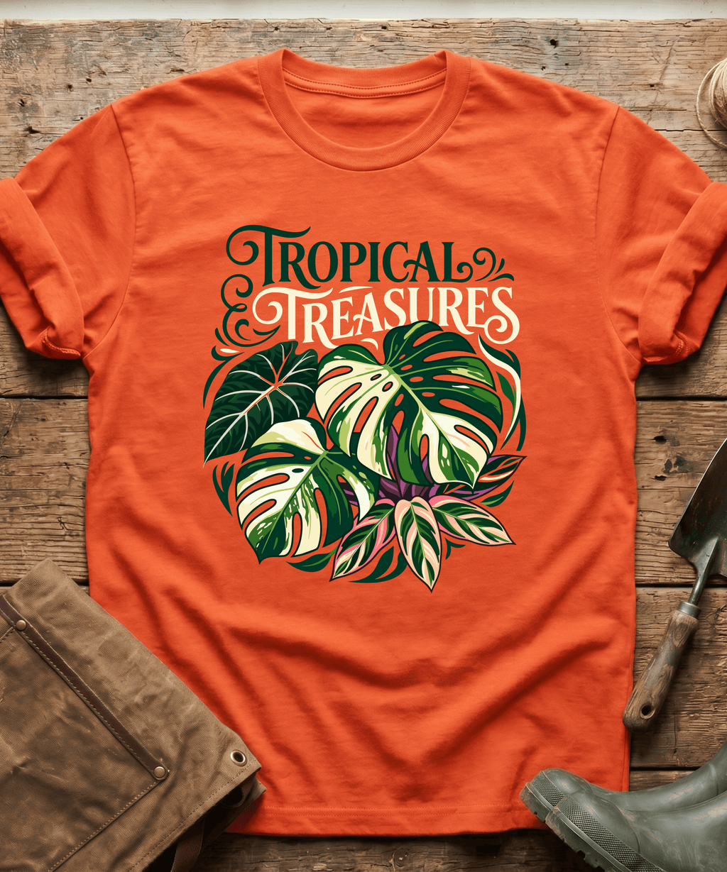 Tropical Treasures Botanical Monstera T-Shirt