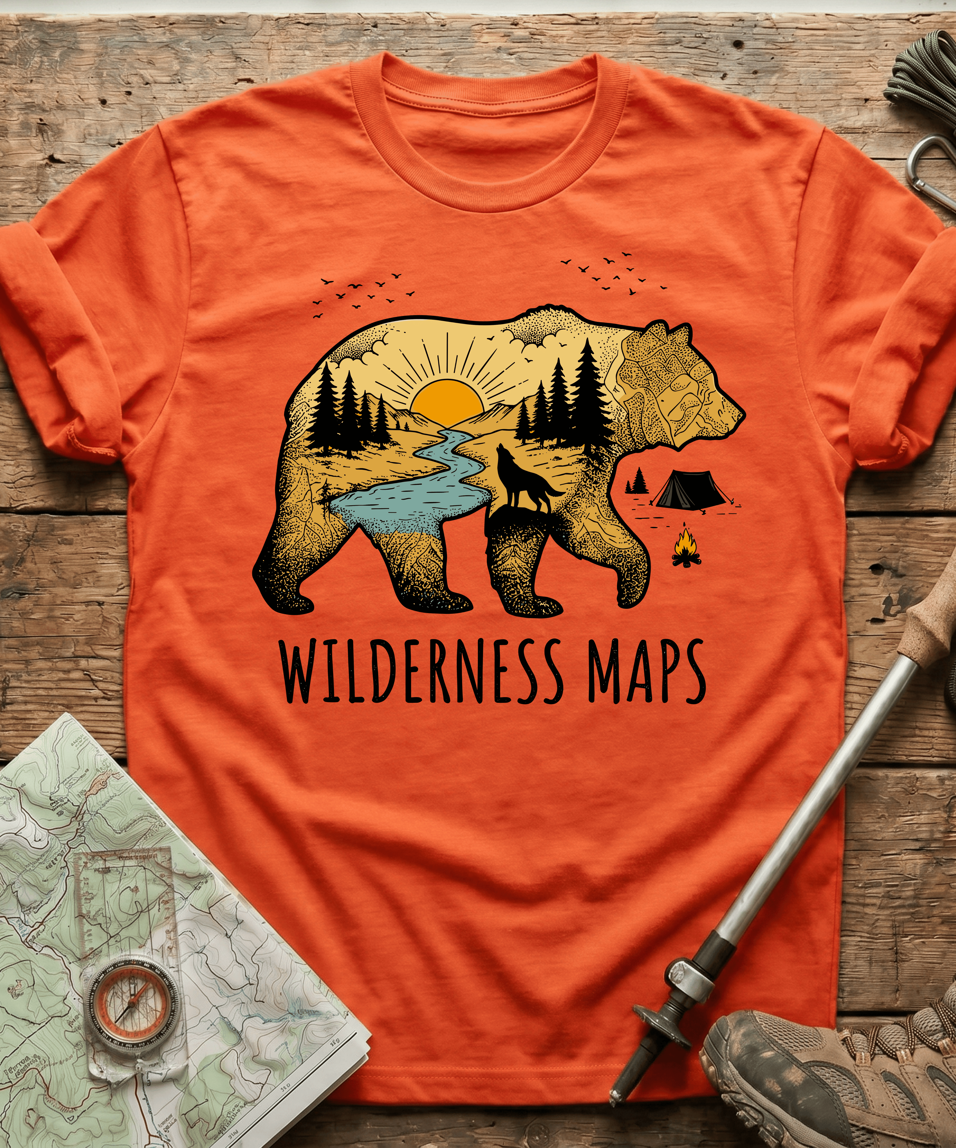 Wilderness Maps T-shirt