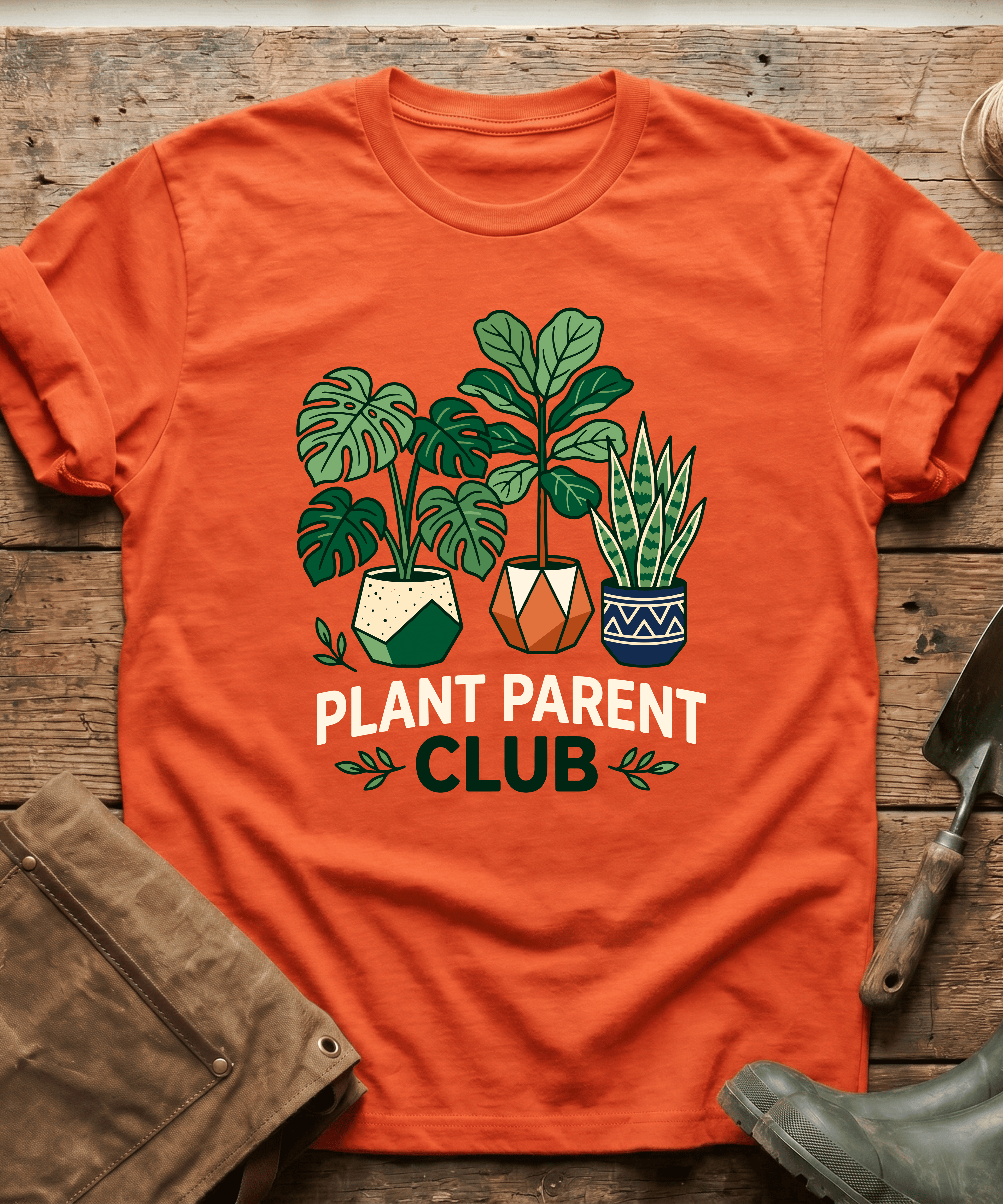Plant Parent Club Houseplants Gardener T-Shirt